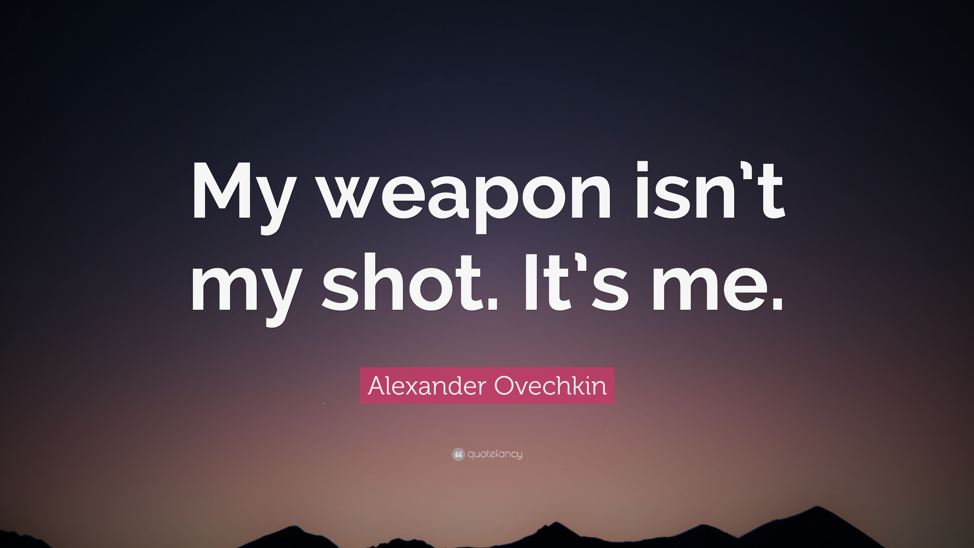 3840x2160 Alexander Ovechkin Quote: “My weapon isn't my shot. It's me.” 9, Desktop