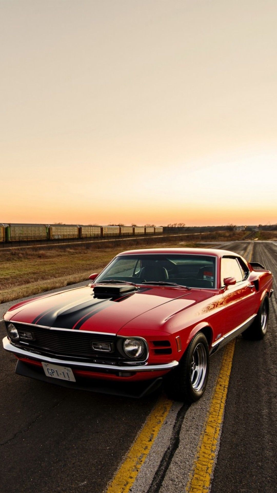 1080x1920 Classic Muscle Car Wallpaper, Phone