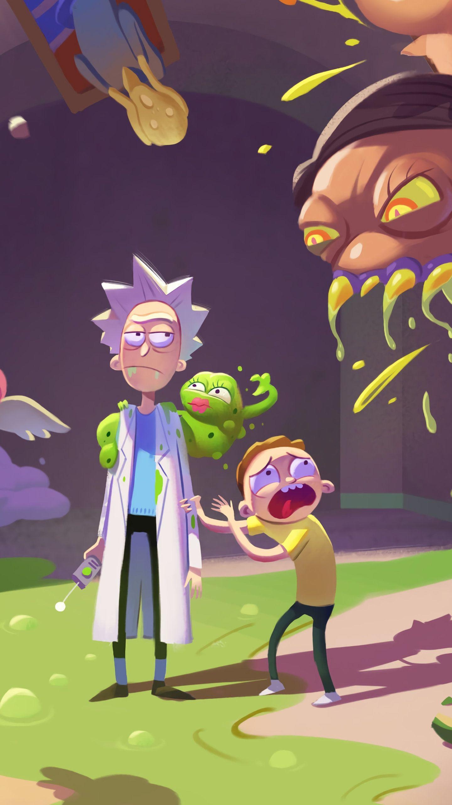 1440x2560 Rick And Morty Season HD TV Shows Wallpaper Photo, Phone