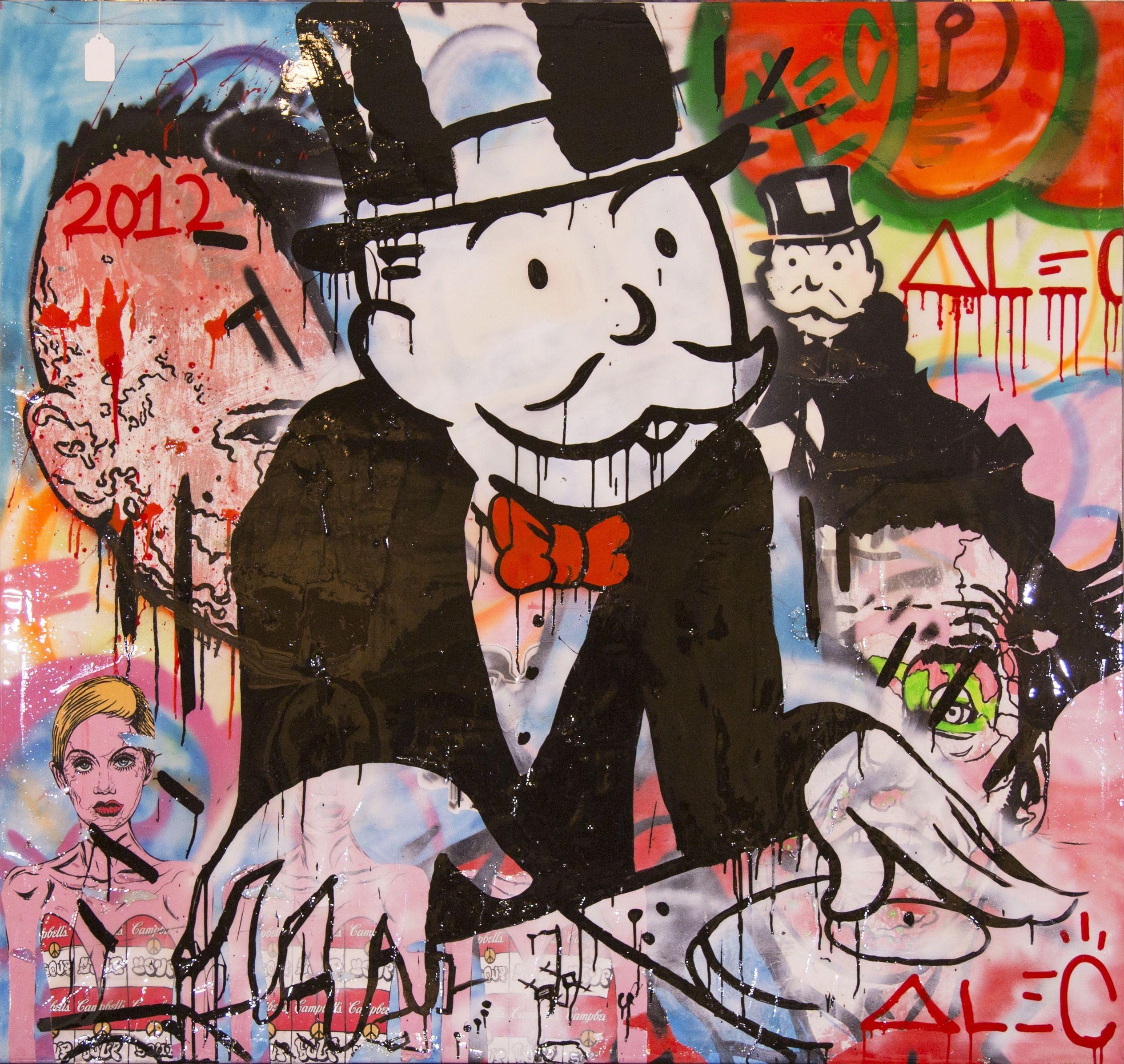 2530x2400 Monopoly Man Paintings, Desktop