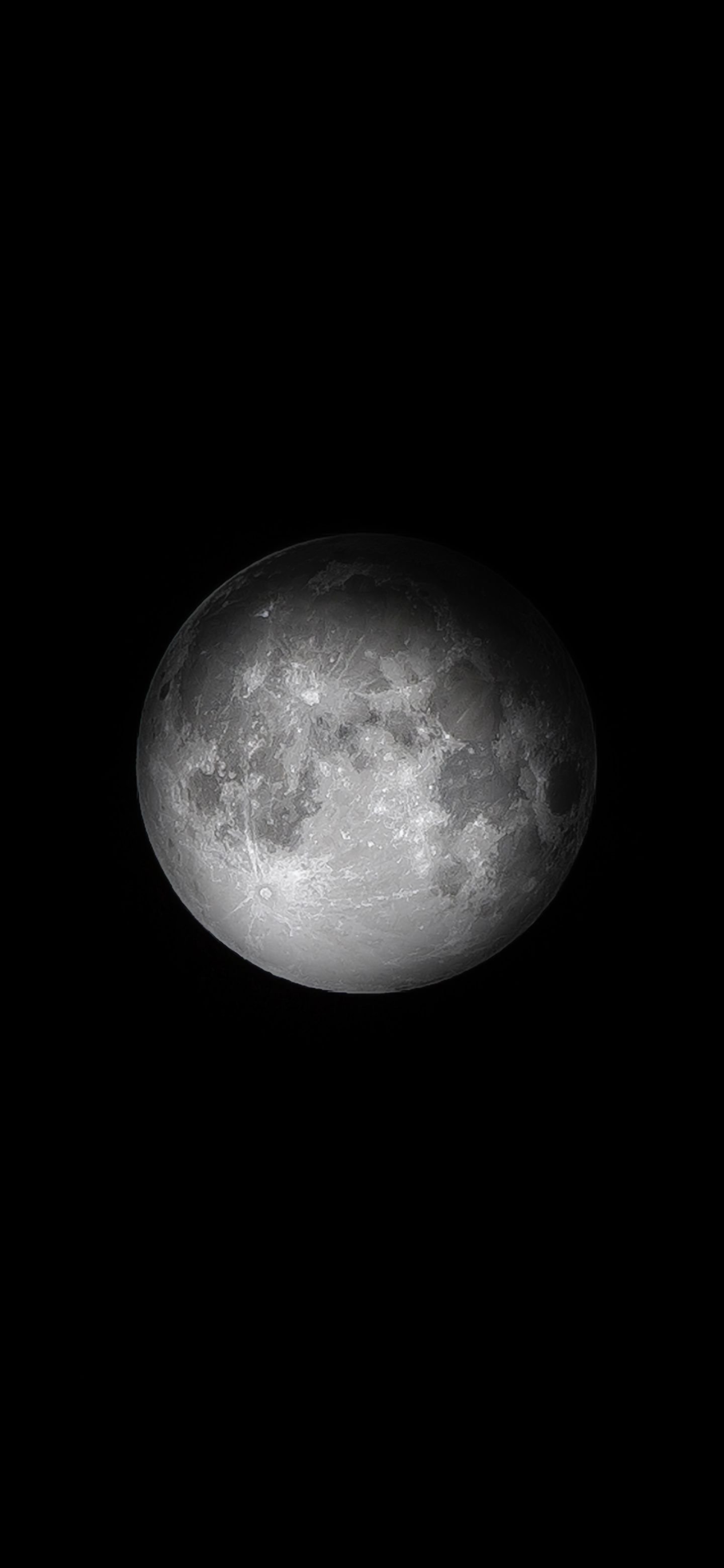 1440x3120 3D Moon Amoled Wallpaper, Phone