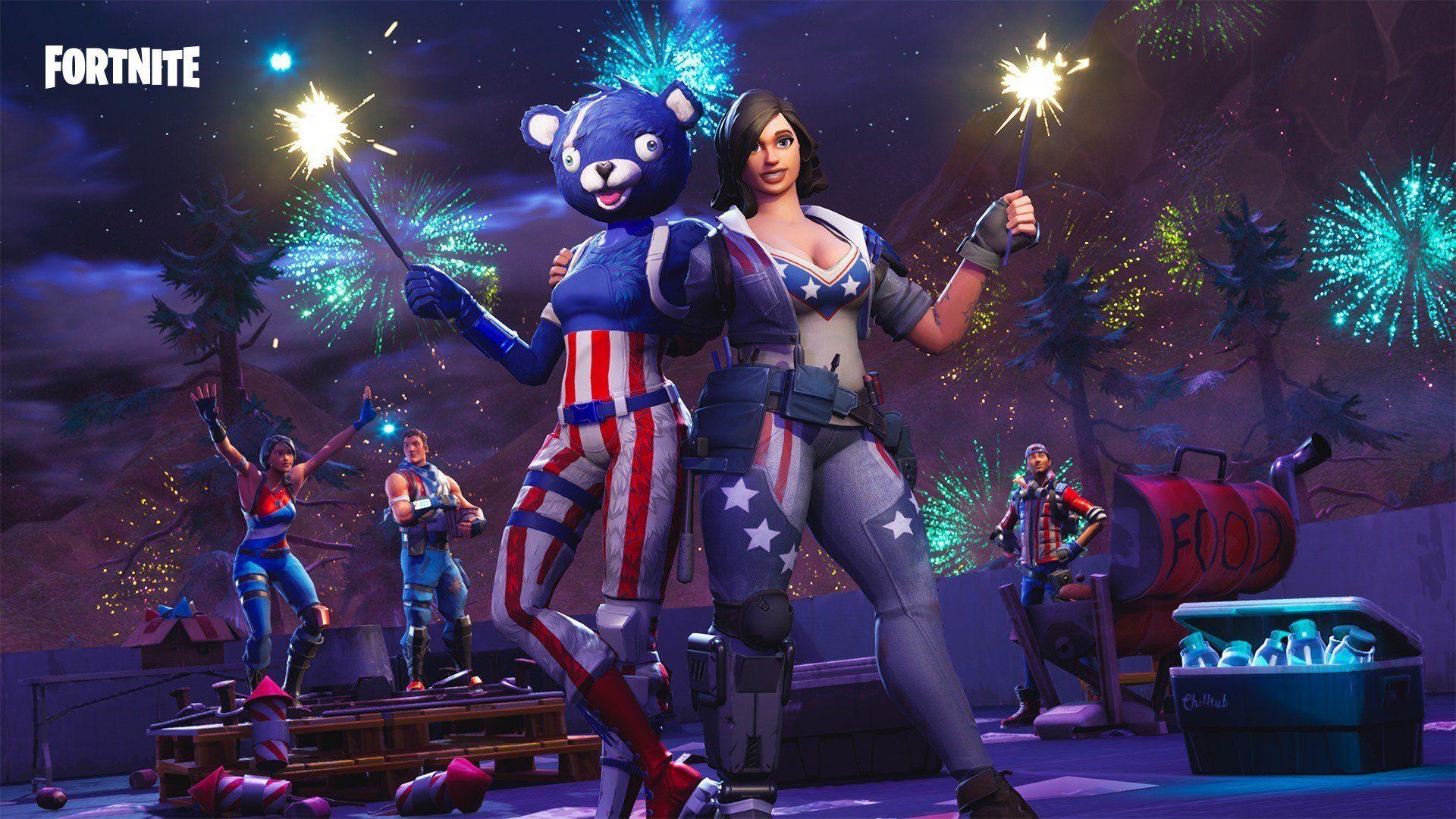 1920x1080 Fortnite Fireworks Team Leader, Desktop