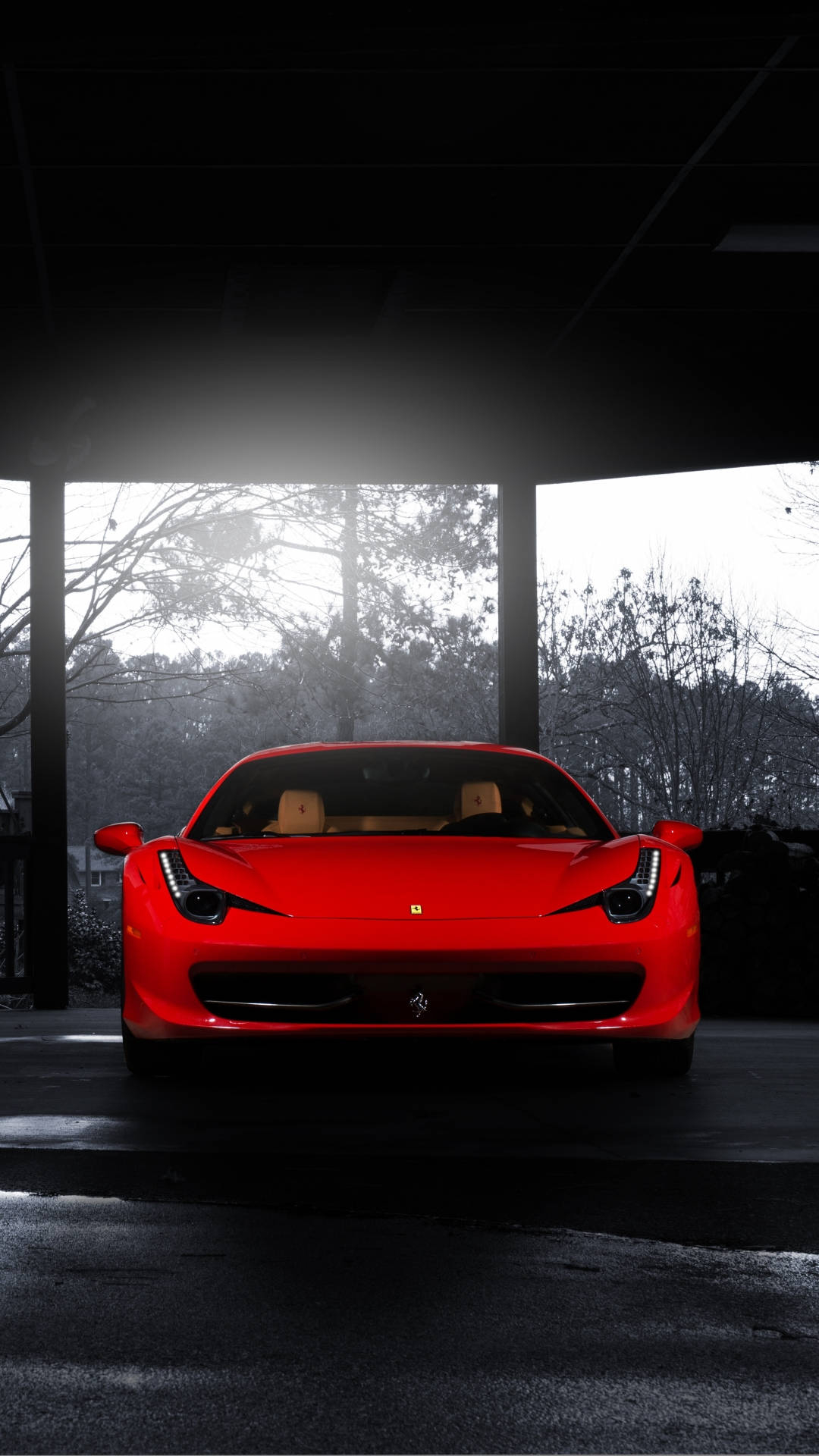 1080x1920 Download Classic Red Ferrari Phone Digital Art Wallpaper, Phone