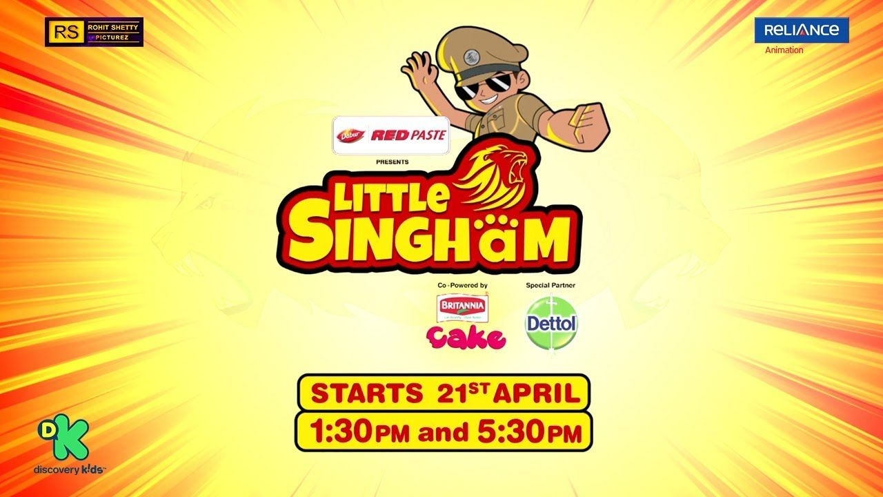 1280x720 Little Singham, Desktop