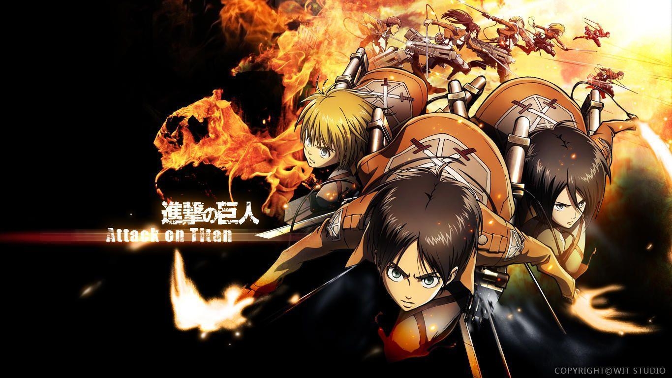 1370x770 Wallpaper Shingeki No Kyojin HD, Desktop