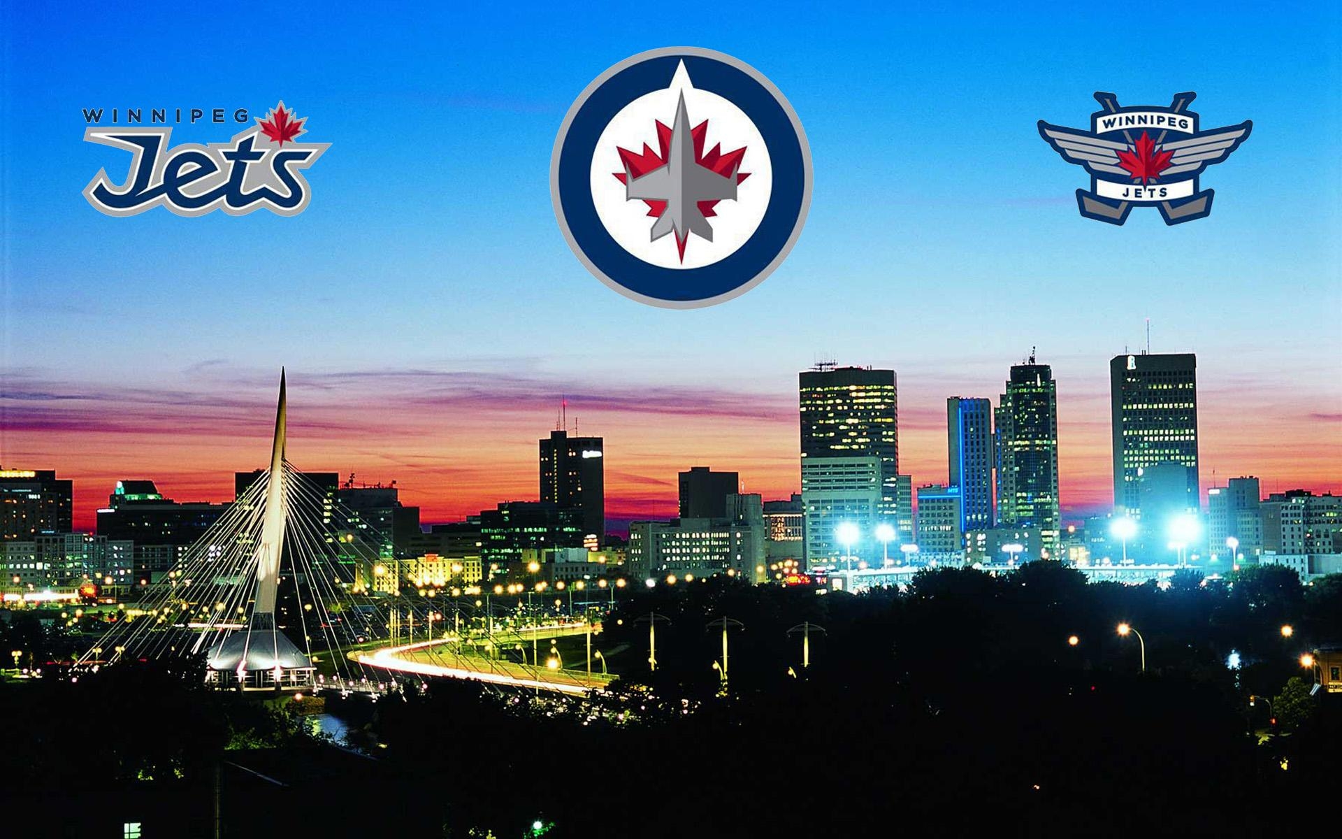 1920x1200 Winnipeg Jets Skyline with New Logo wallpaper, Desktop