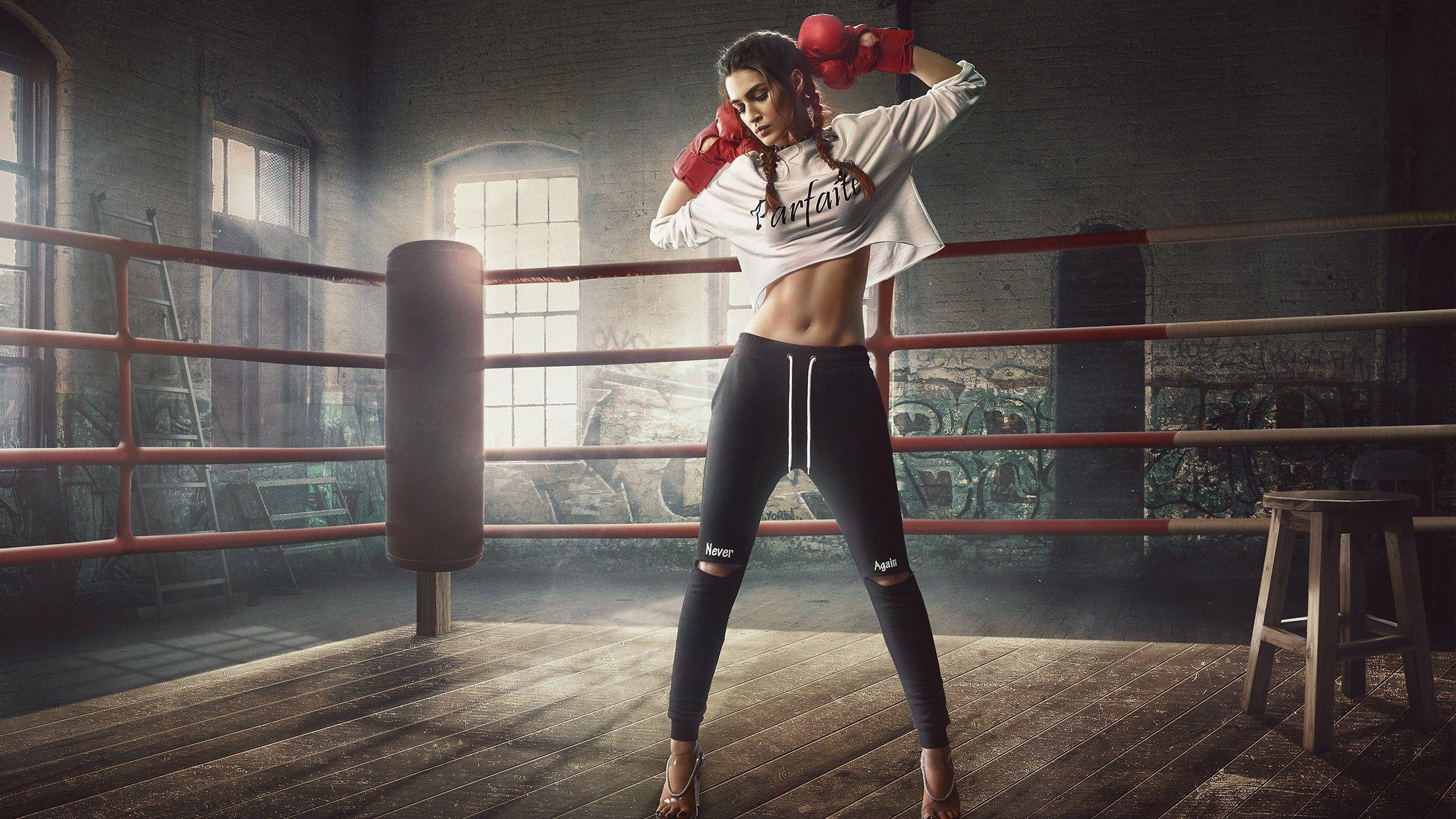 2560x1440 Kriti Sanon Boxing Ring Wallpaper and Free, Desktop