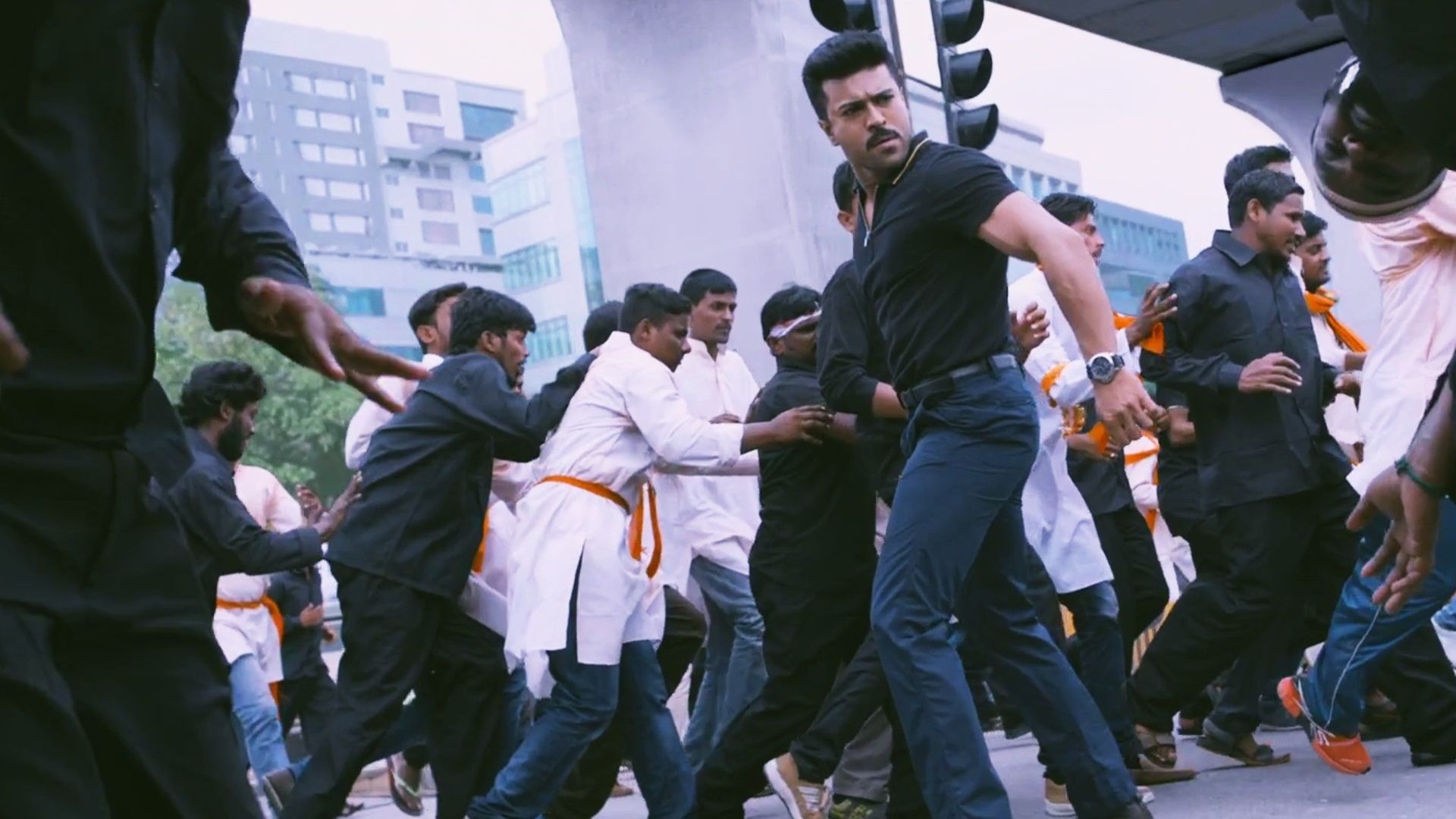 1920x1080 Dhruva Ram Charan Action Stills Wallpaper 11611, Desktop