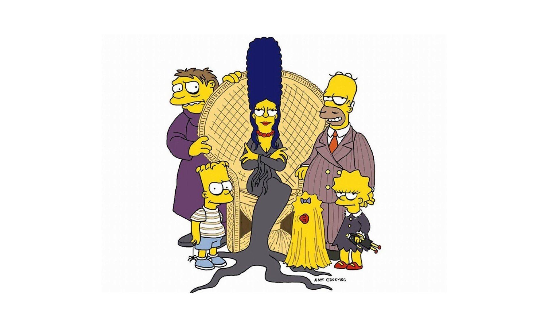 1920x1080 Bart Simpson, Marge Simpson, Lisa Simpson, Maggie Simpson, The Simpsons, Homer Simpson, The Addams Family HD Wallpaper / Desktop and Mobile Image & Photo, Desktop