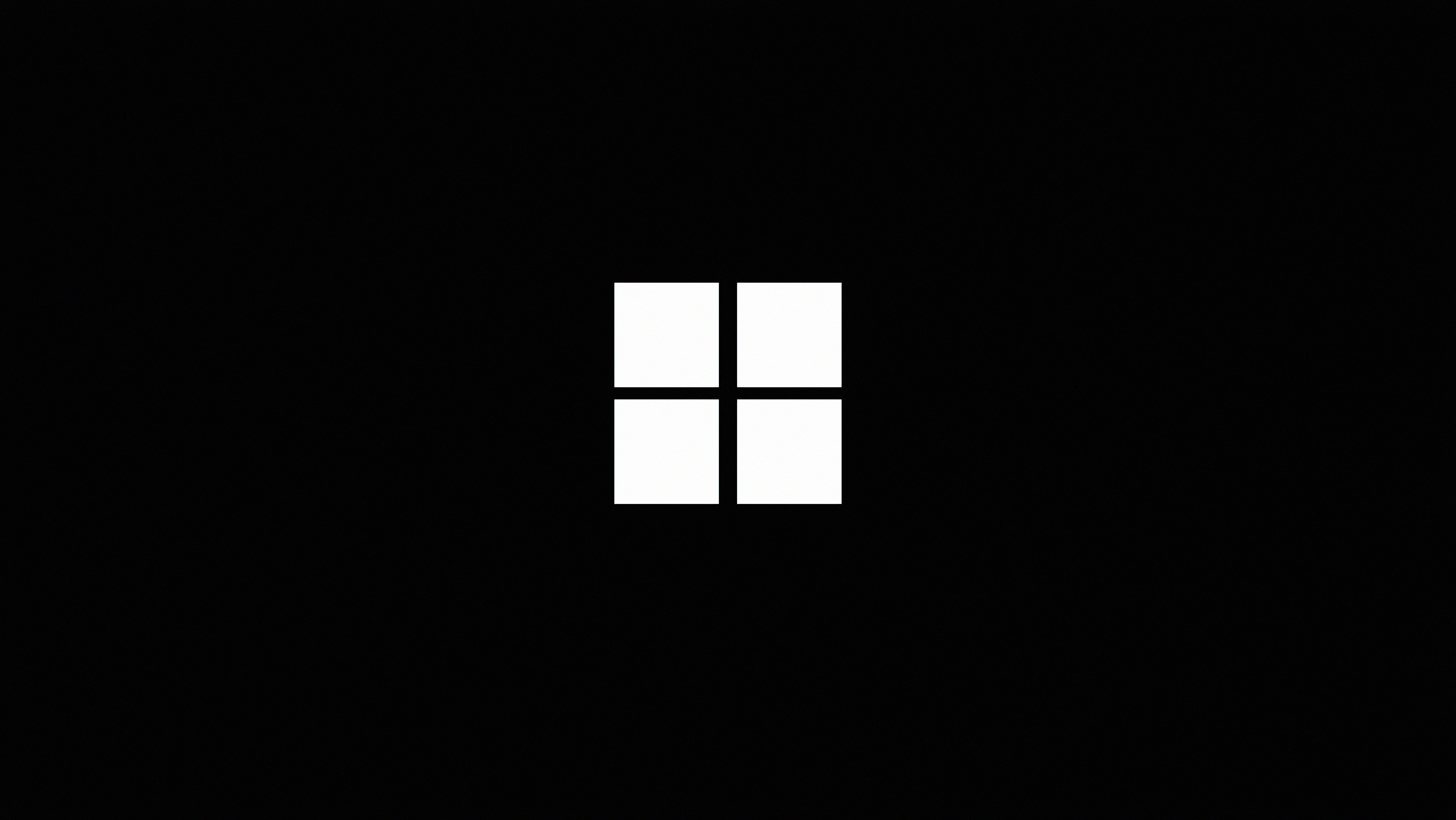 3850x2170 Minimalistic Windows Logo Black 4k Wallpaper, HD Computer Wallpaper, 4k Wallpaper, Image, Background, Photos and Picture, Desktop