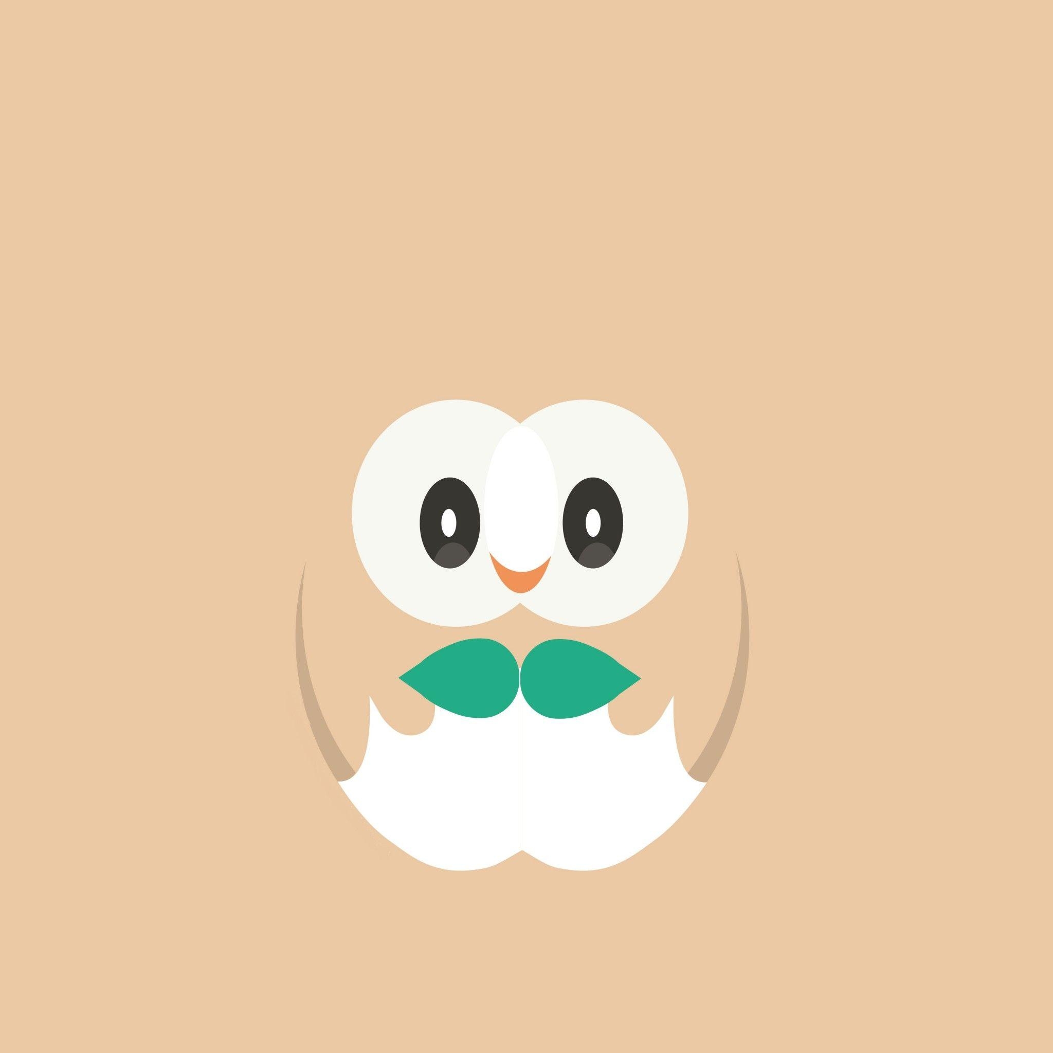 2050x2050 Download Rowlet Pokemon 2048 x 2048 Wallpaper, Phone