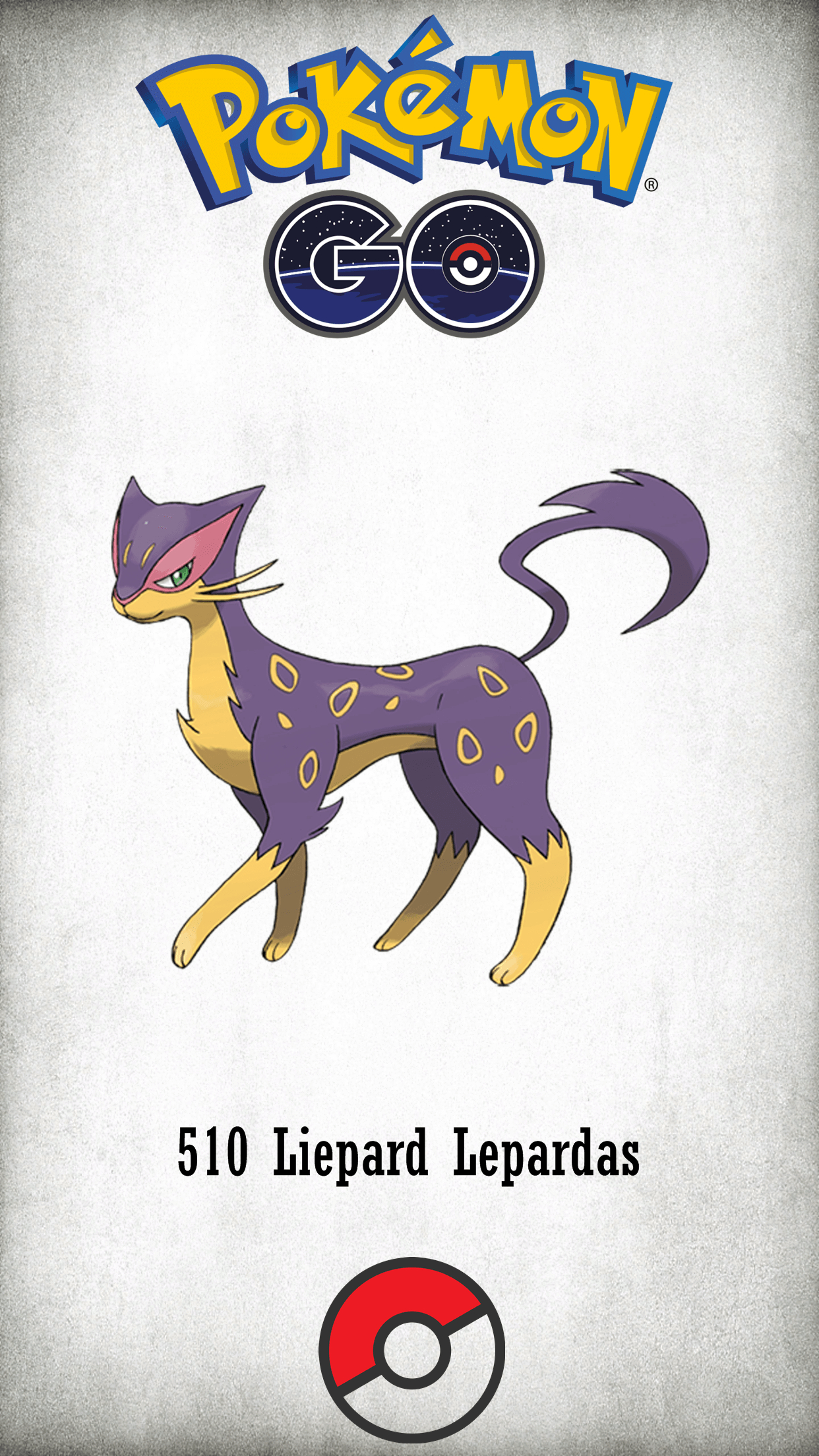 1250x2210 Character Liepard Lepardas, Phone