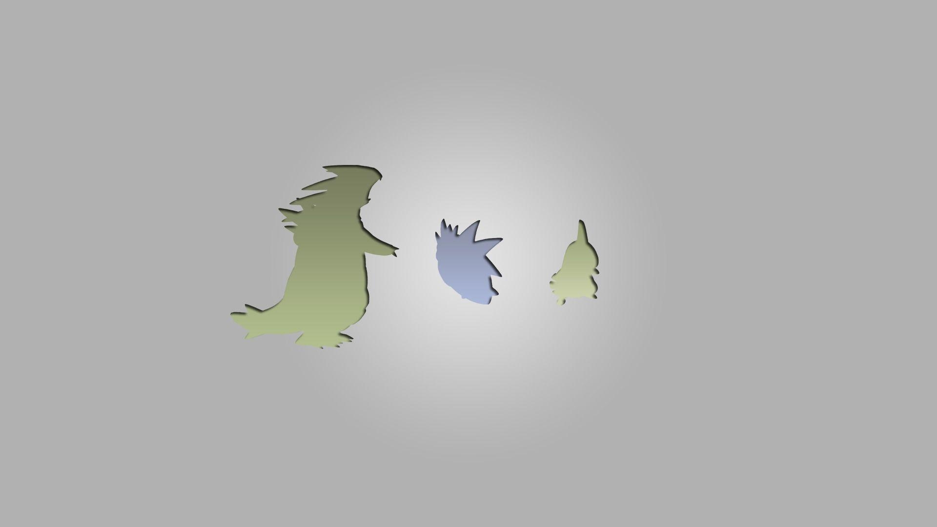 1920x1080 Tyranitar, Pokémon, Larvitar, Pokemon Second Generation, Minimalism, Desktop