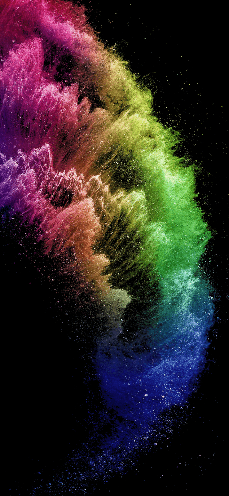 740x1600 OLED IPhone 11 Pro Optimized Wallpaper IOS 13 Mod 768x1662 #ios13wallpaper #ios13wallpap. Rainbow Wallpaper Iphone, Galaxy Wallpaper Iphone, Live Wallpaper Iphone, Phone