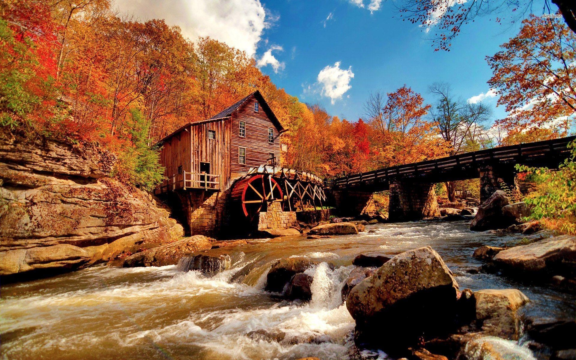 1920x1200 Watermill wallpaper wallpaper, Desktop