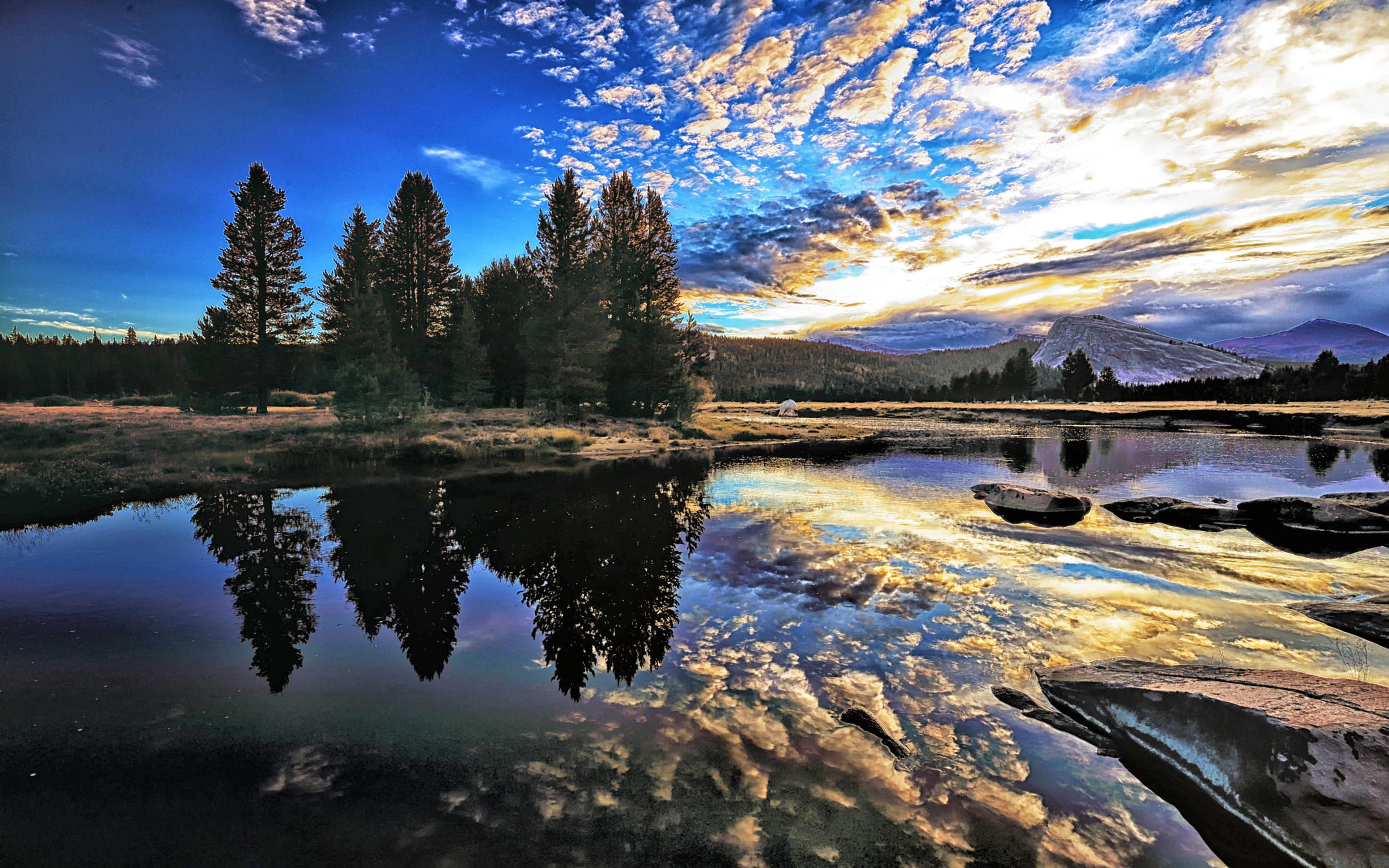 3840x2400 Tuolumne River County California United States 4k Ultra HD, Desktop