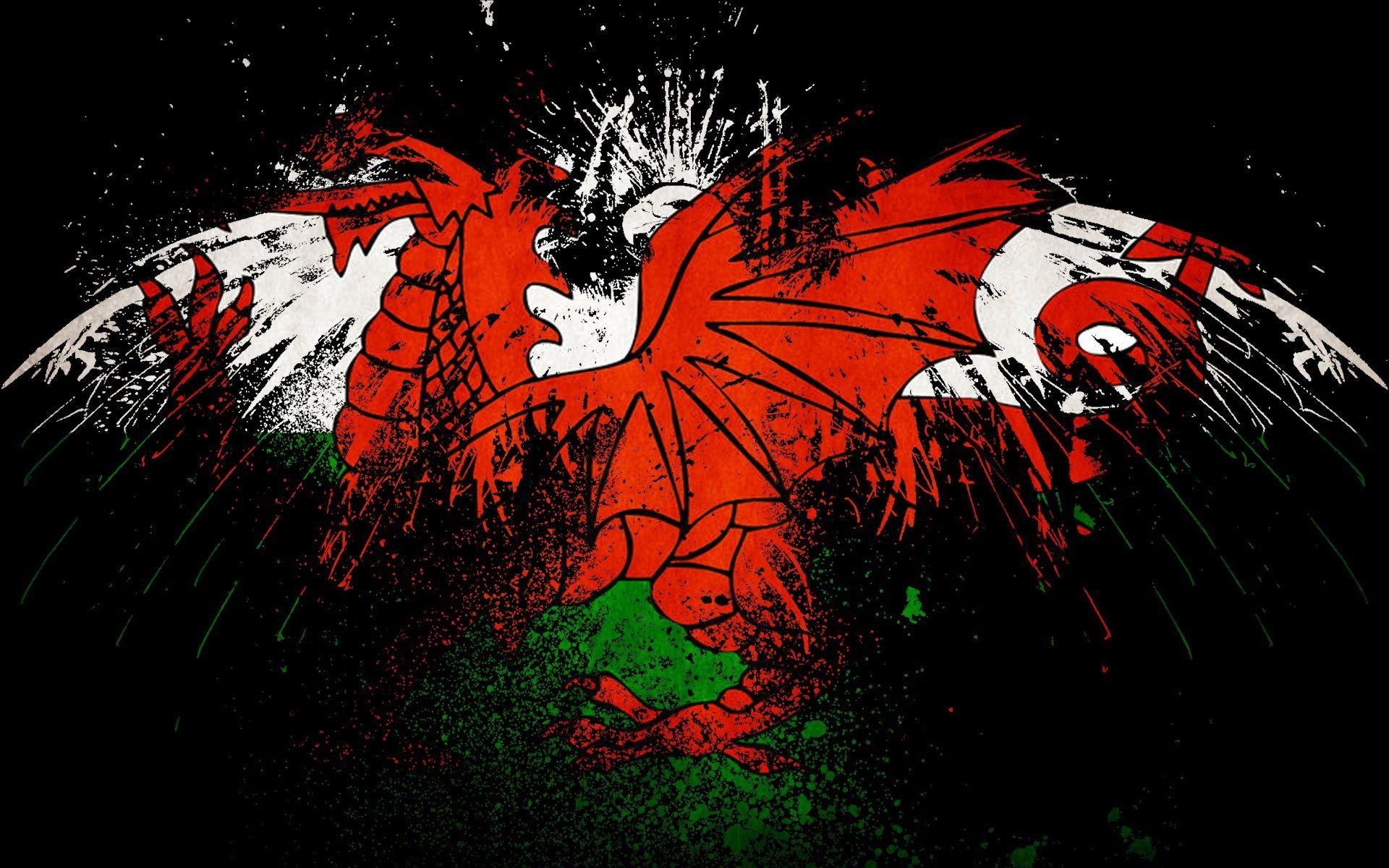 1920x1200 Welsh Flag Wallpaper on christmashappynewyears.download, Desktop