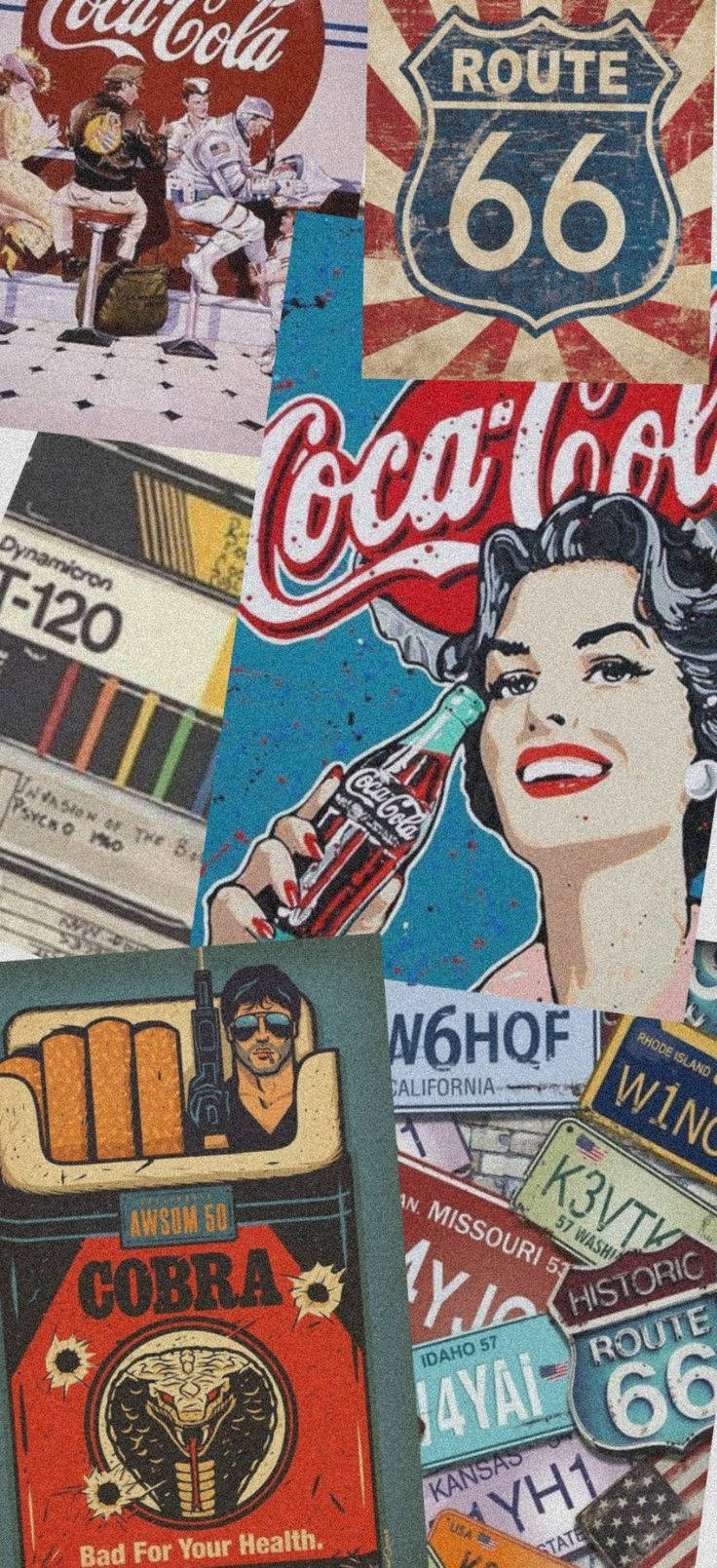 740x1610 Download Vintage IPhone Coca Cola, Phone