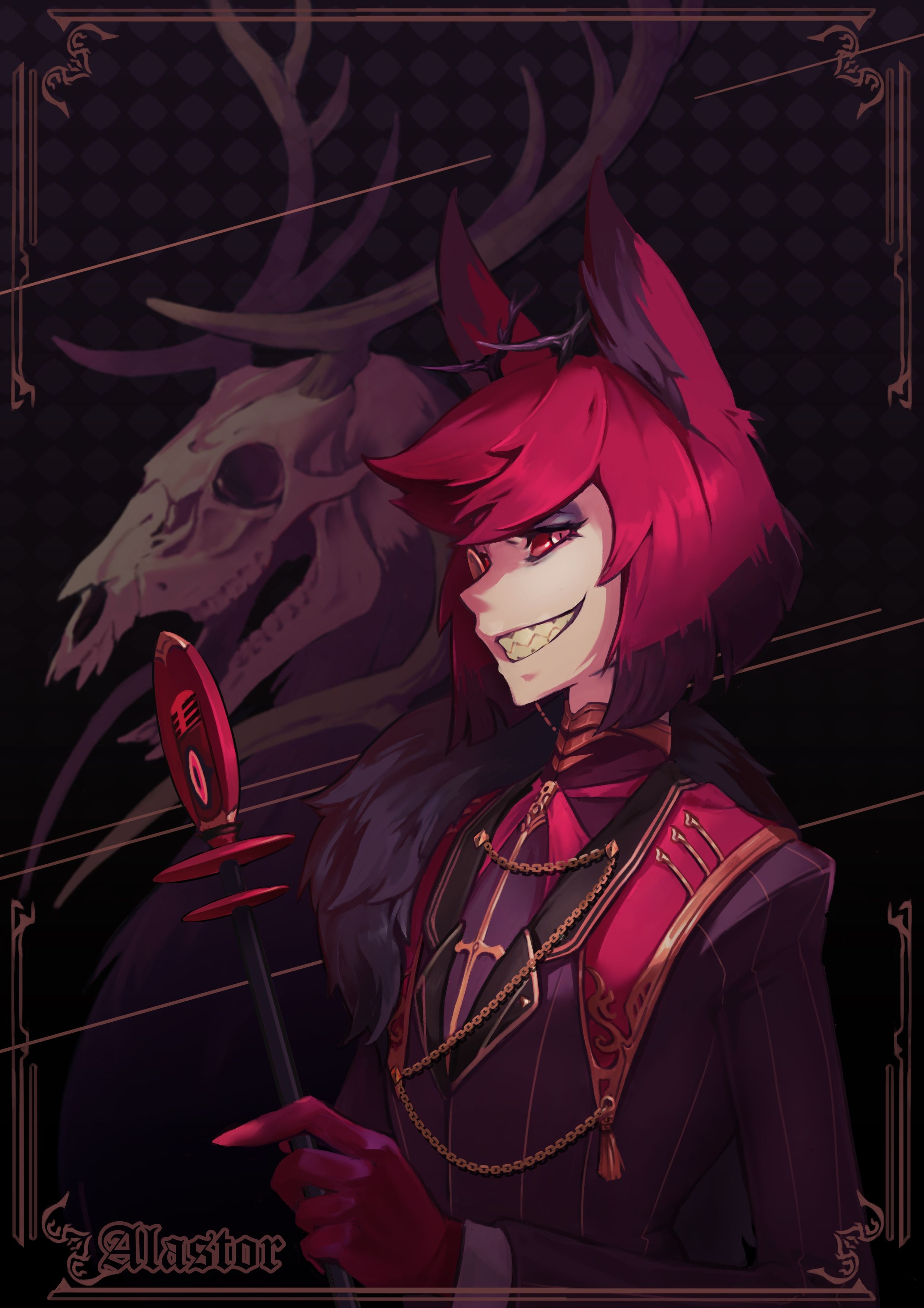 2480x3510 Alastor (Hazbin) Hotel Anime Image Board, Phone