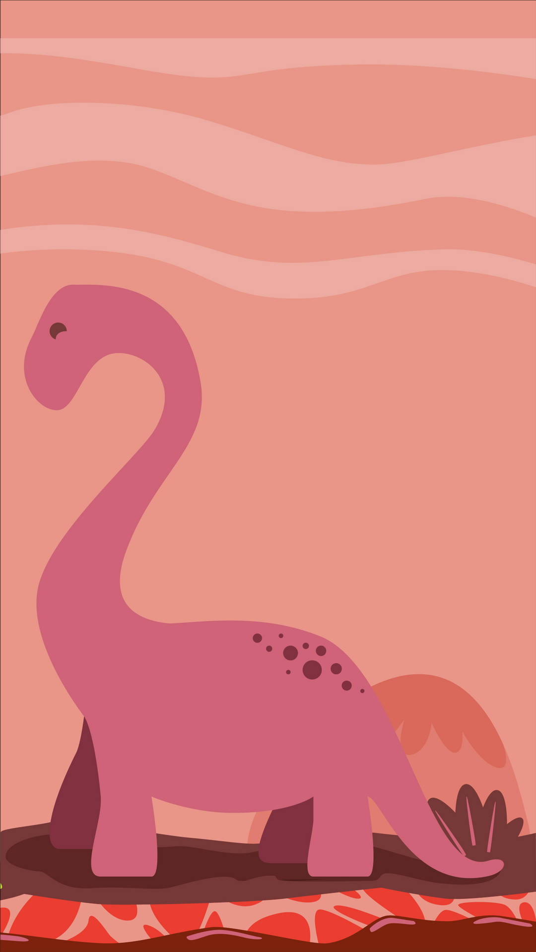 1080x1920 Matching Couple Pink Dinosaur Wallpaper, Phone