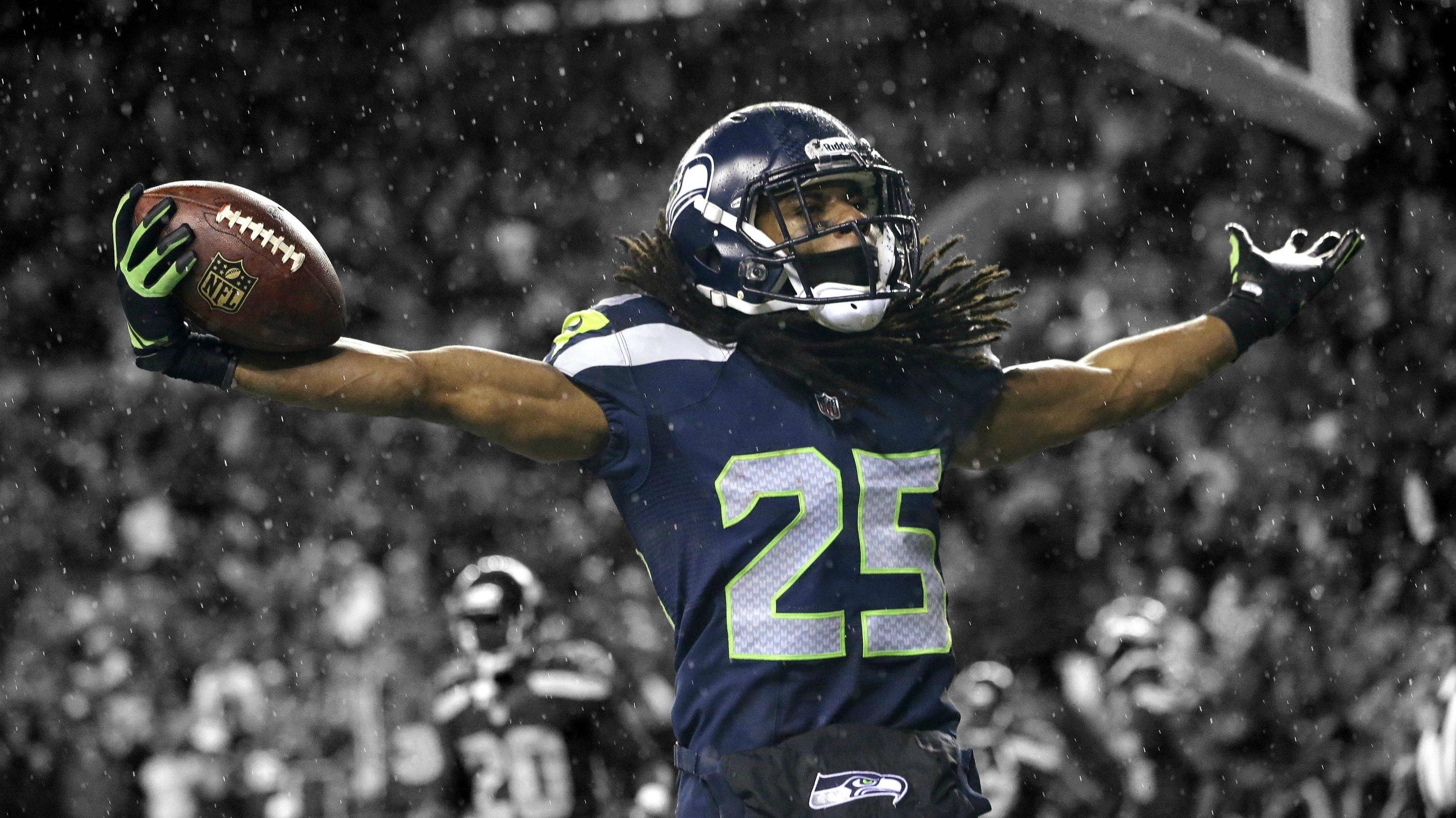 2820x1590 Seattle Seahawks Richard Sherman Wallpaper, Desktop