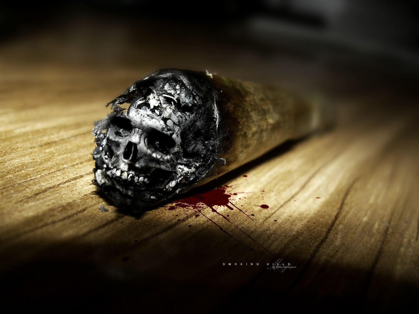 1600x1200 Smoking kills wallpaper from Dark wallpaper, Desktop