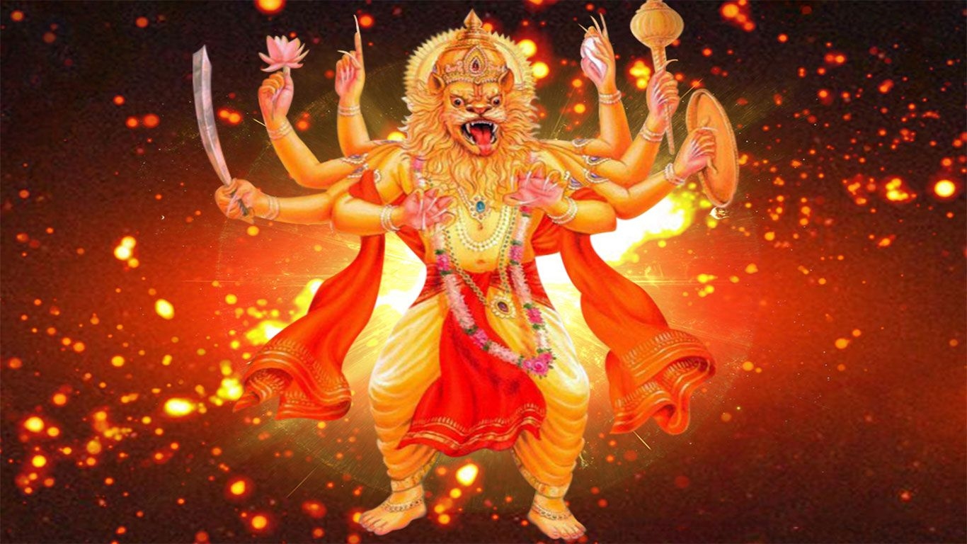 1370x770 Narasimha swamy image free download for desktop, Desktop