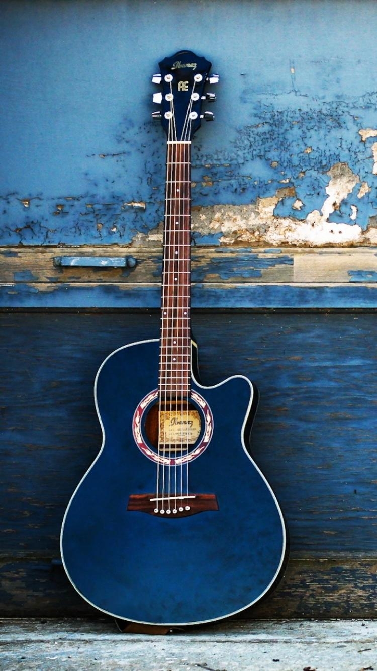 750x1340 Guitar Wallpaper, Phone