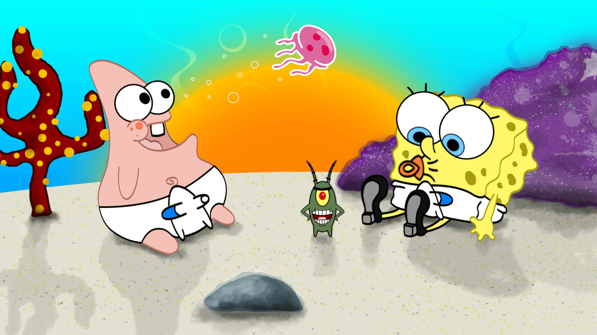 1920x1080 Spongebob Squarepants and Patrick Wallpaper 30 + Background, Desktop