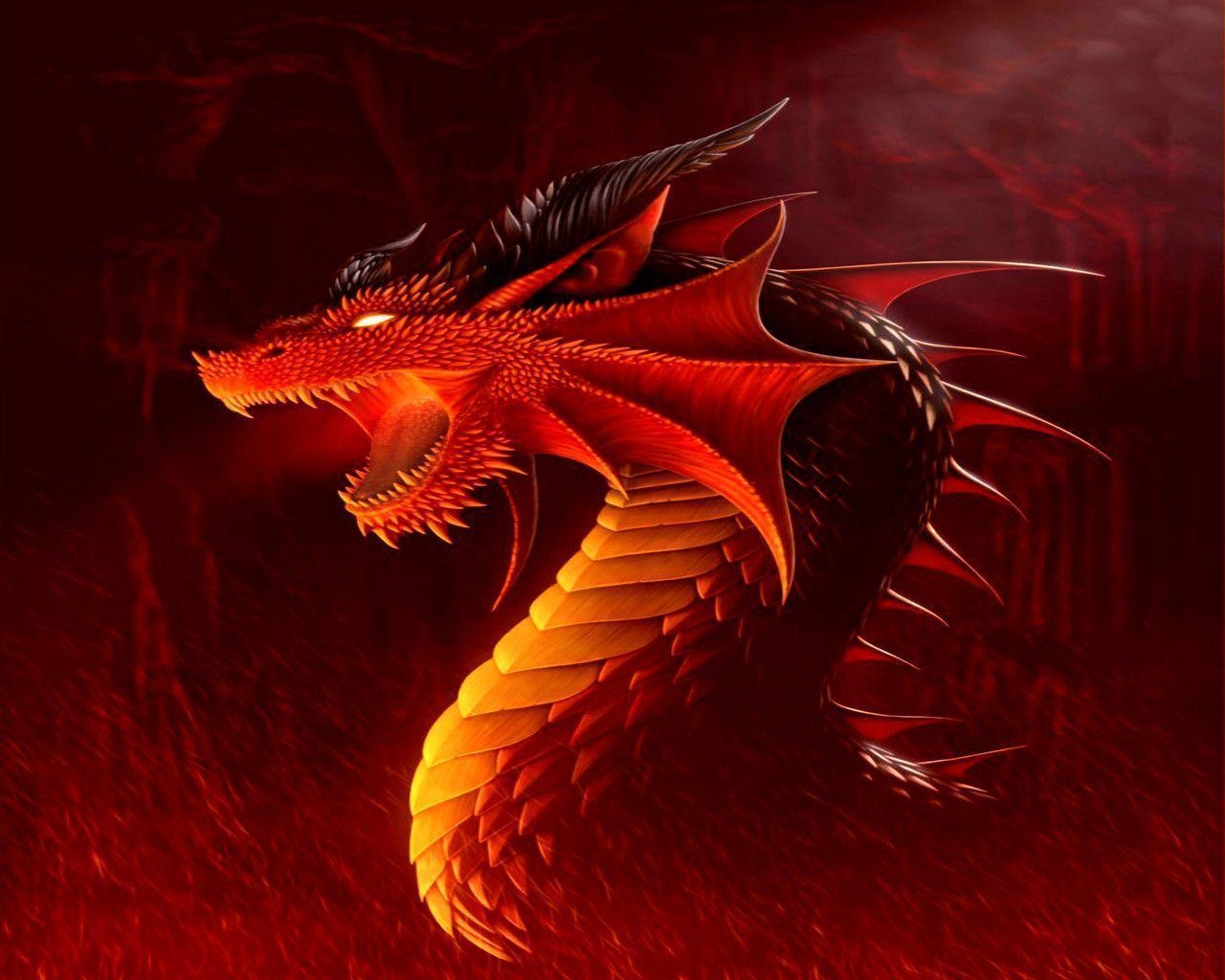 1280x1030 New red red dragon desktop image. Red Dragons wallpaper, Desktop