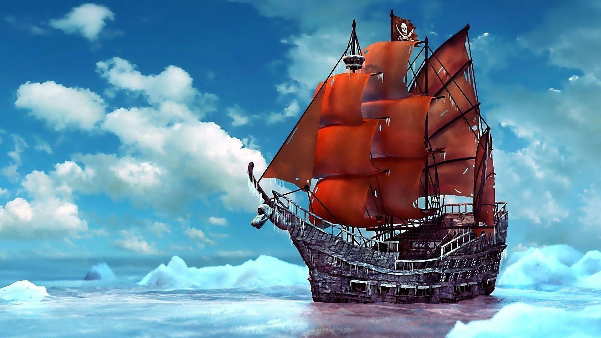 1920x1080 Pirate Ship Wallpaper, Desktop