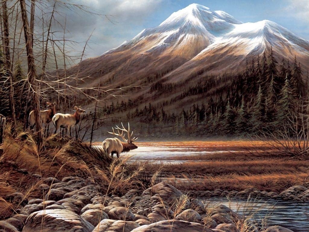 1030x770 As Cores Da Arte: Terry Redlin, Desktop