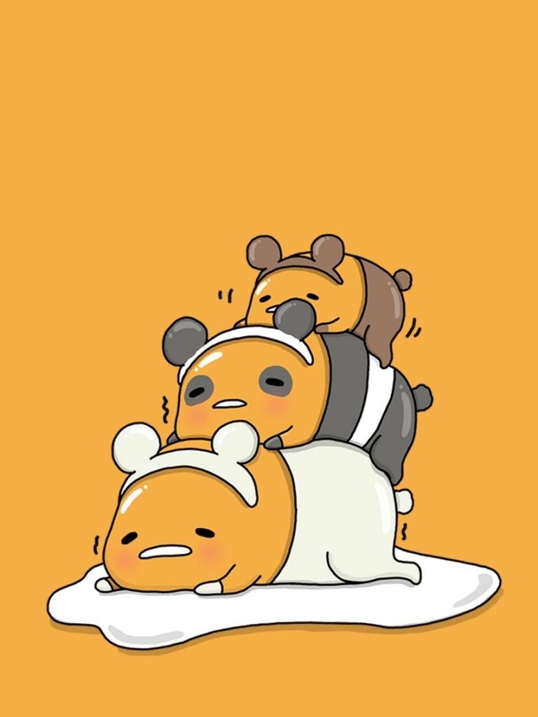 770x1030 Free download Gudetama x We Bare Bears Wallpaper oodon Tictail, Phone