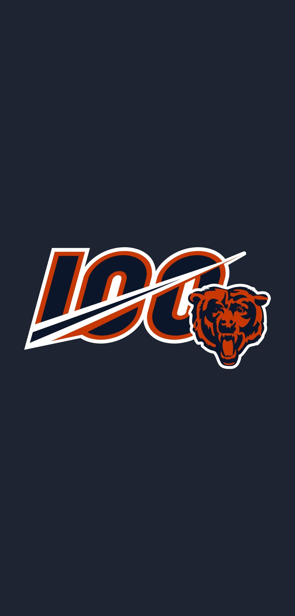 1130x2340 Chicago Bears 100 iPhone Wallpaper (Made by me), Phone