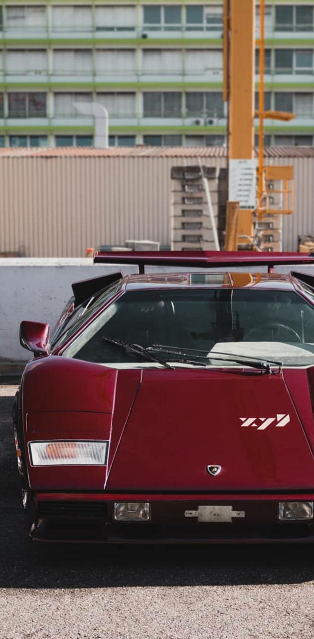 630x1280 Classic Countach wallpaper, Phone