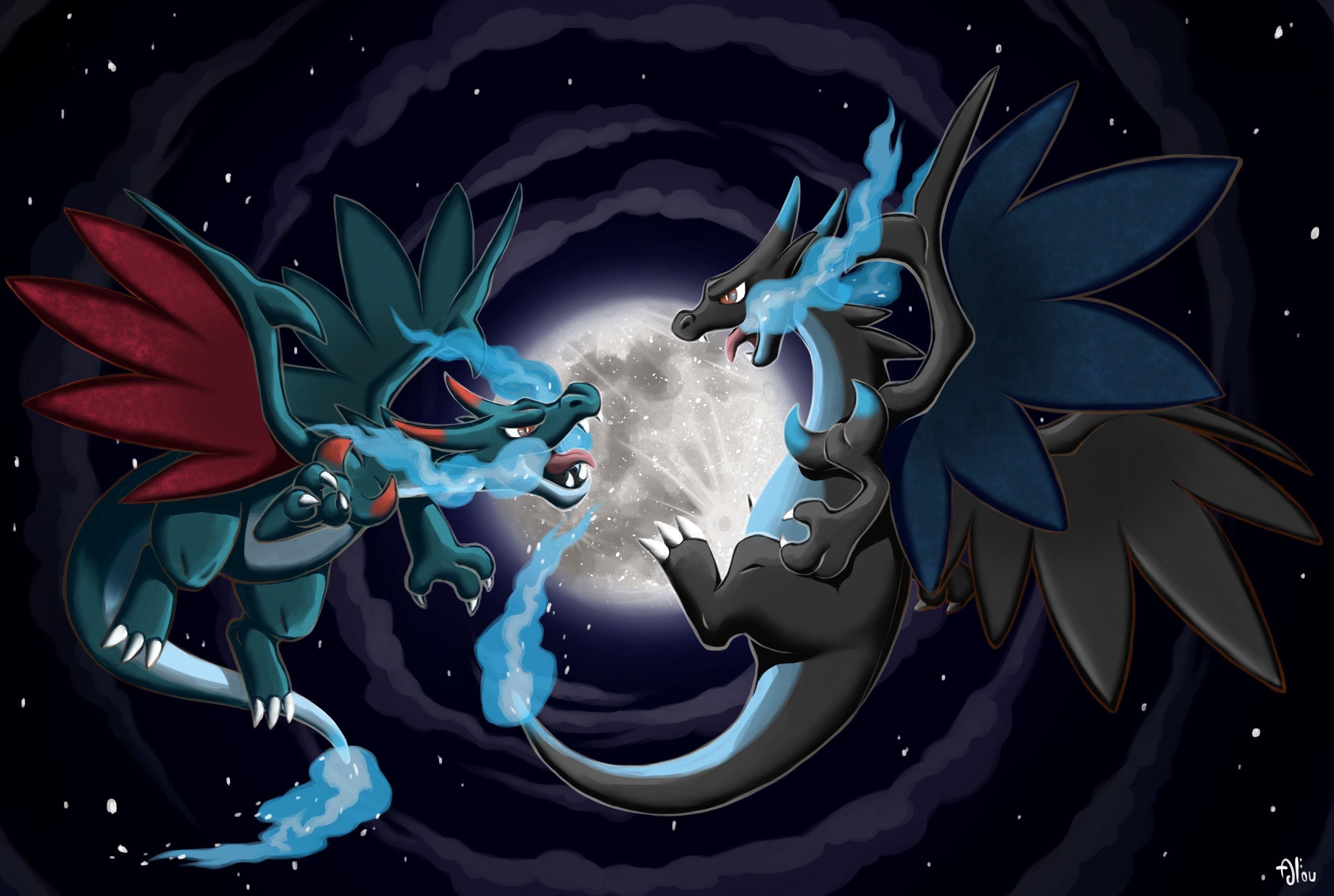 3070x2060 Shiny Mega Charizard Wallpaper Free Shiny Mega Charizard Background, Desktop