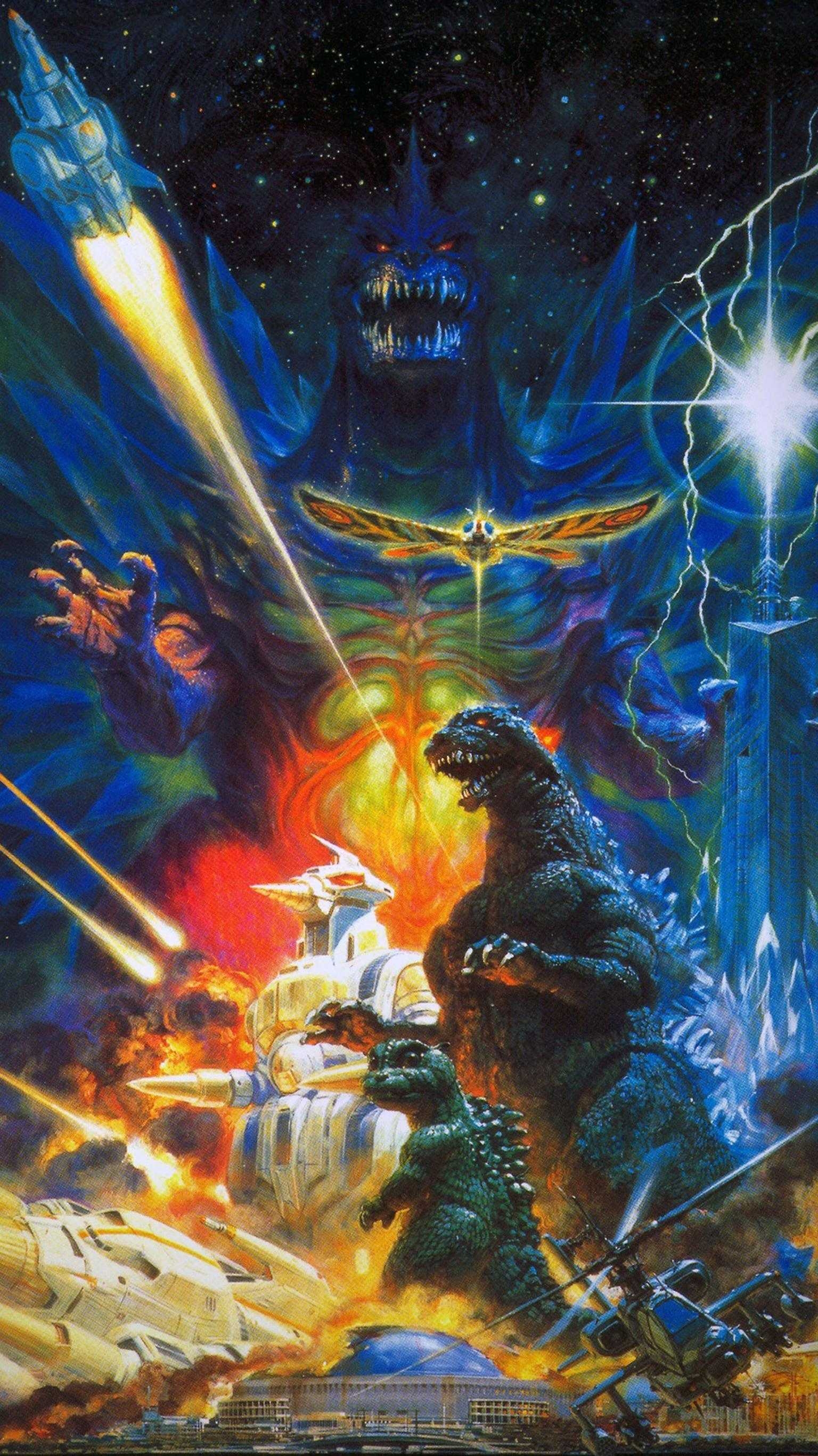 1540x2740 Godzilla Wallpaper, Phone