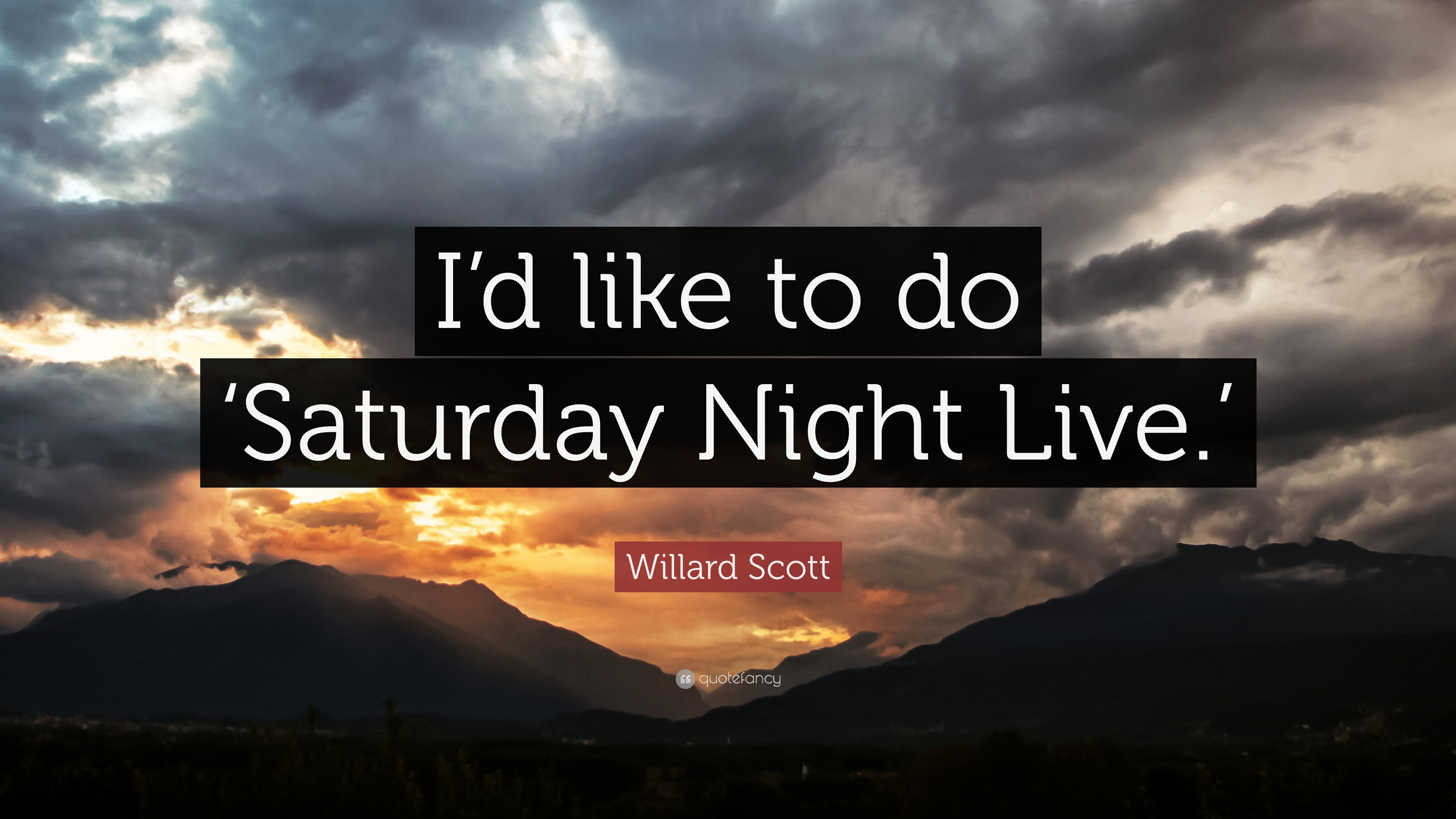 3840x2160 Willard Scott Quote: “I'd like to do 'Saturday Night Live.'” 7, Desktop