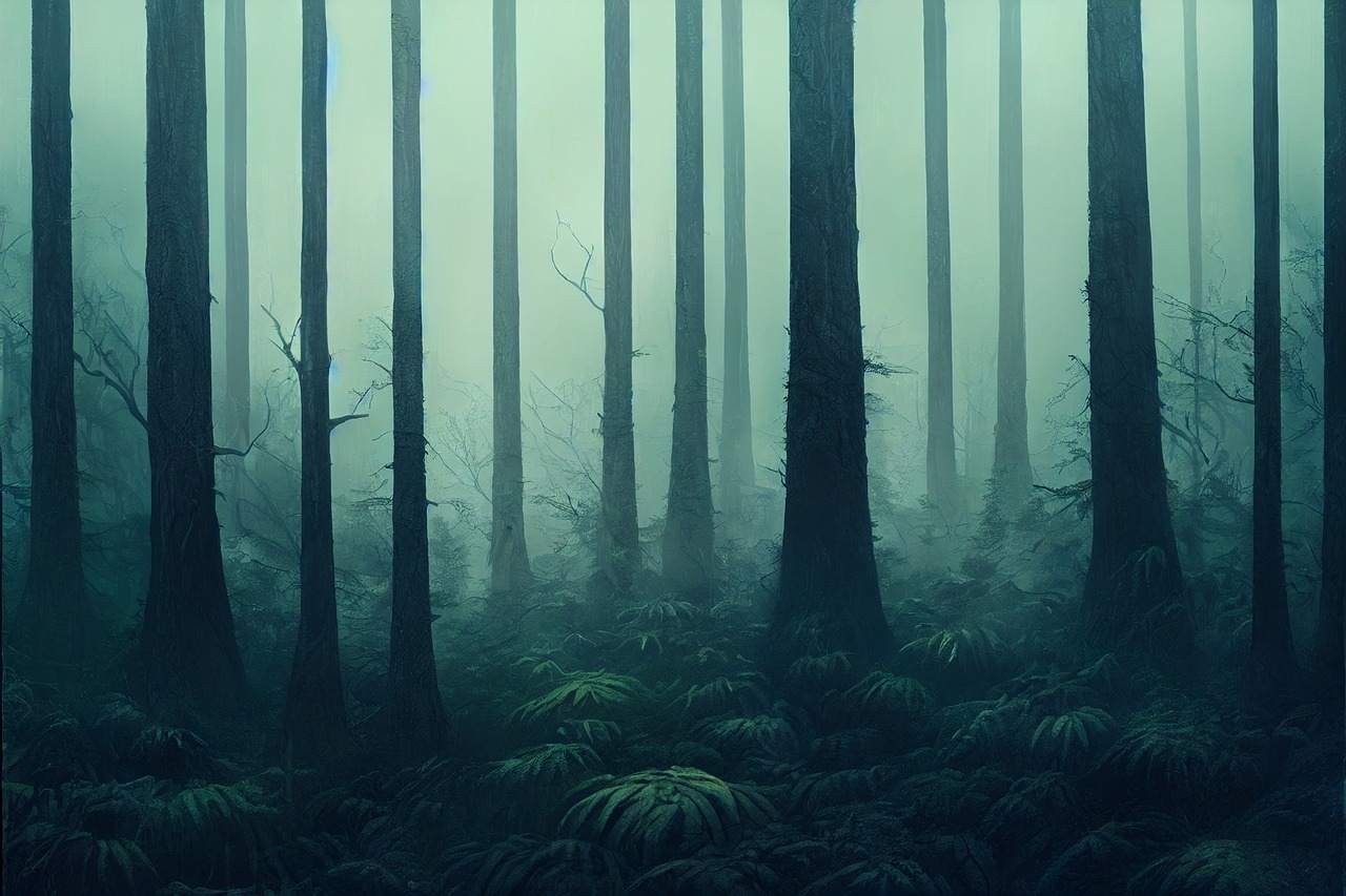 1280x860 Forest Spooky Halloween, Desktop