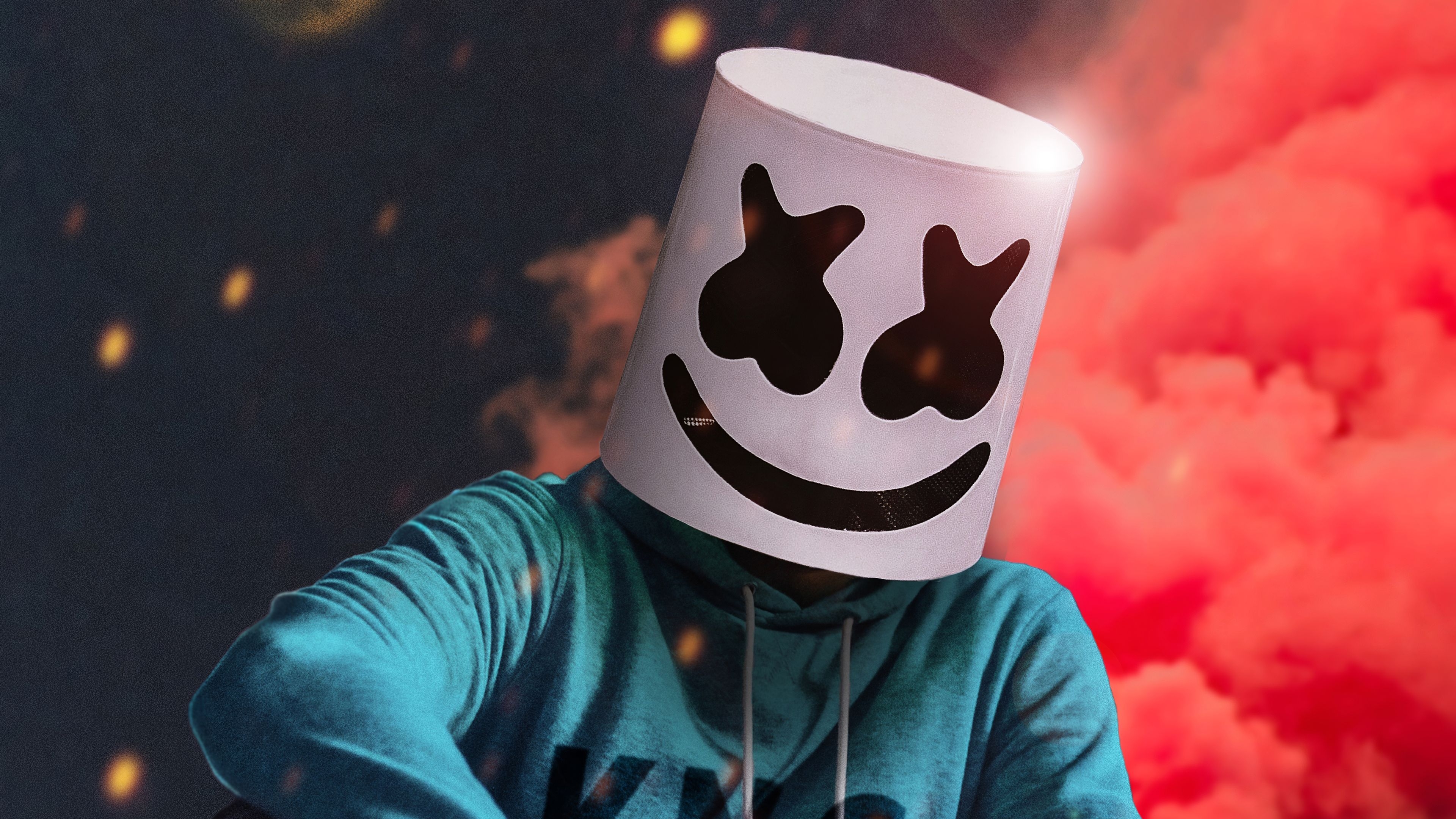 3840x2160 Marshmello Mask Colors 4k, HD Music, 4k Wallpaper, Image, Desktop