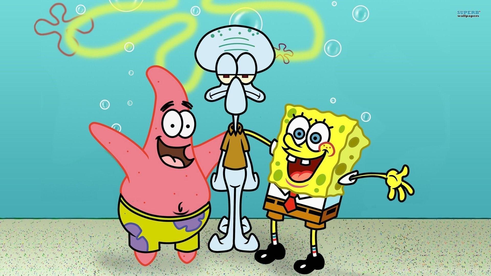 1920x1080 Patrick Star SpongeBob SquarePants Cartoon Wallpaper Desktop Background, Desktop