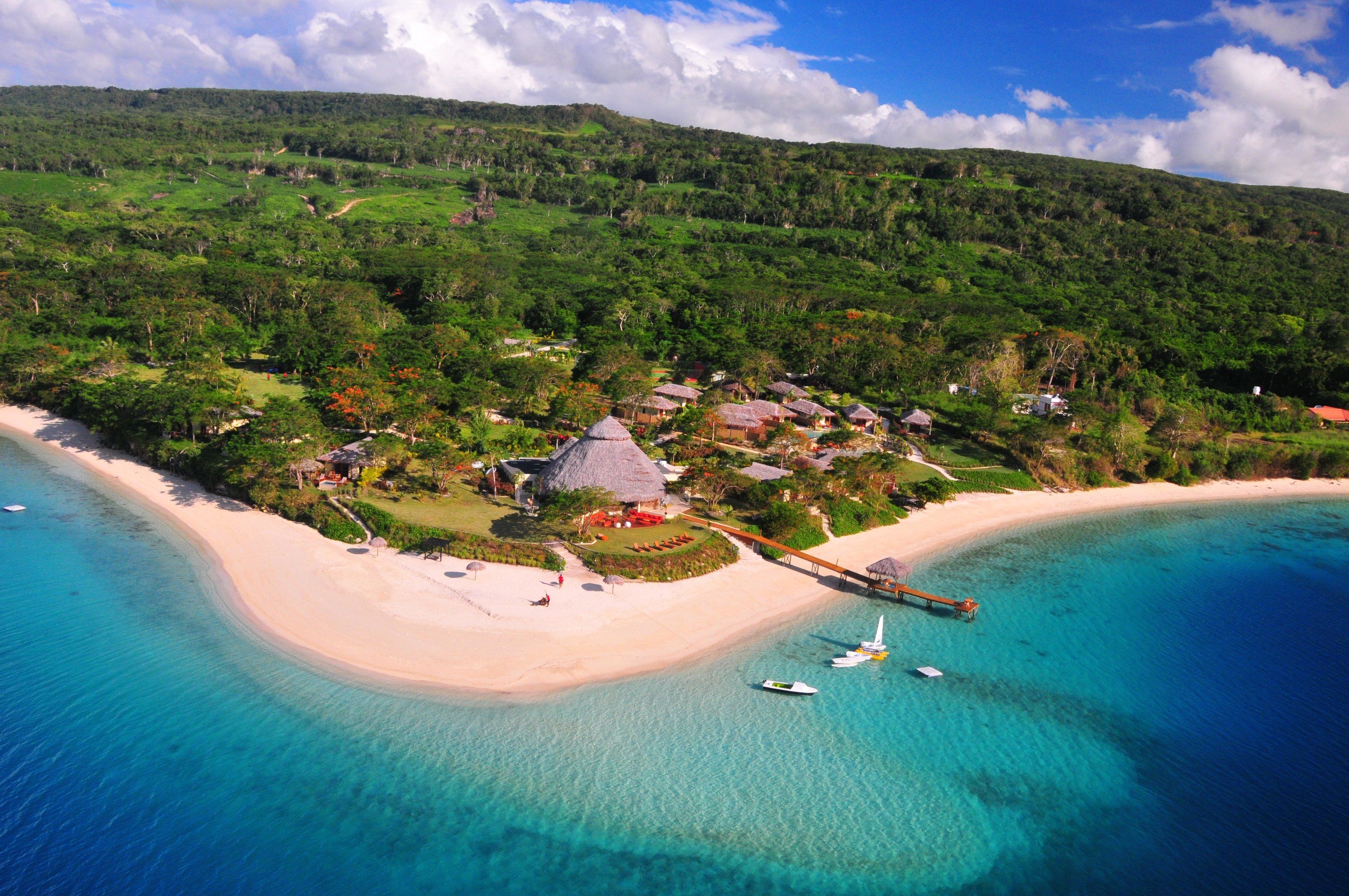 3000x2000 Tropics Coast Scenery Vanuatu South Pacific Ocean Village Nature, Desktop