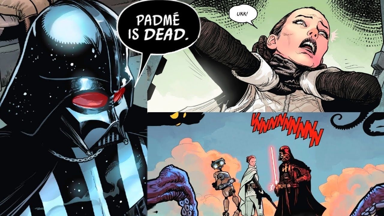 1280x720 DARTH VADER FORCE CHOKES NEW PADME (CANON), Desktop