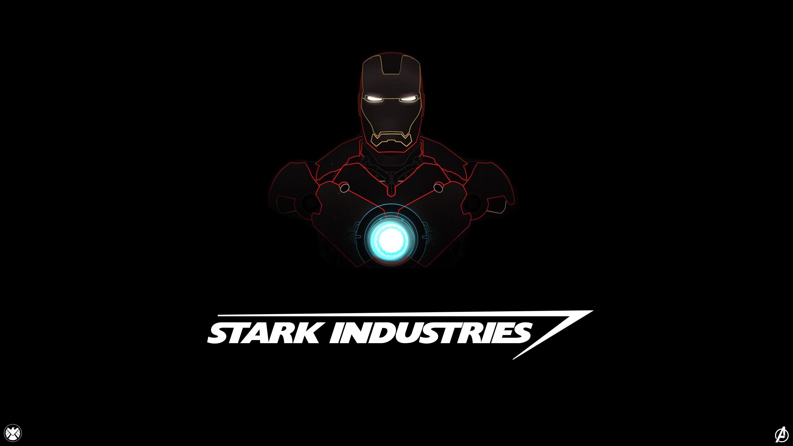 2560x1440 Neon Iron Man wallpaper in  resolution, Desktop