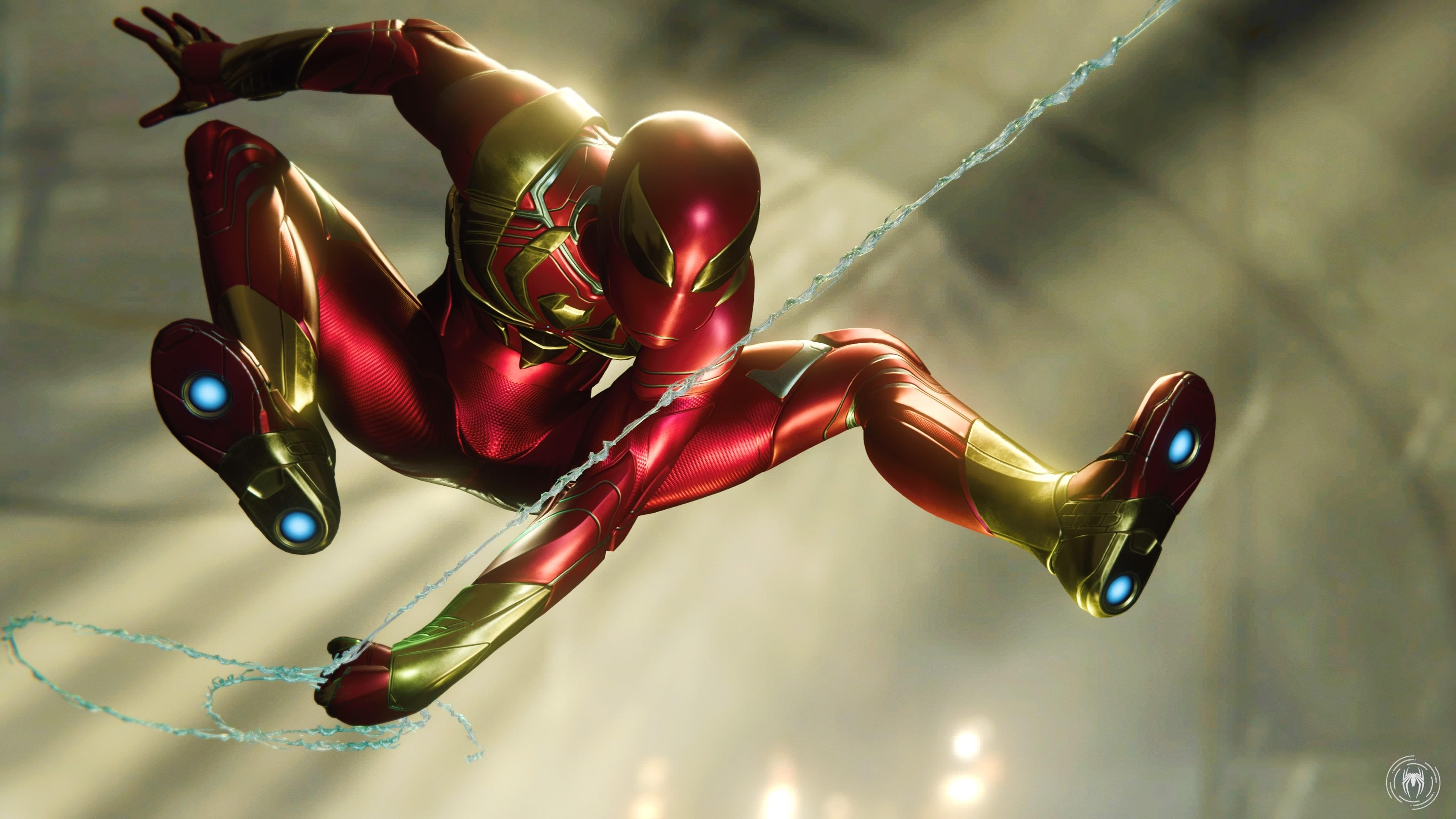 3840x2160 Iron Spider 4K Wallpaper Free Iron Spider 4K Background, Desktop