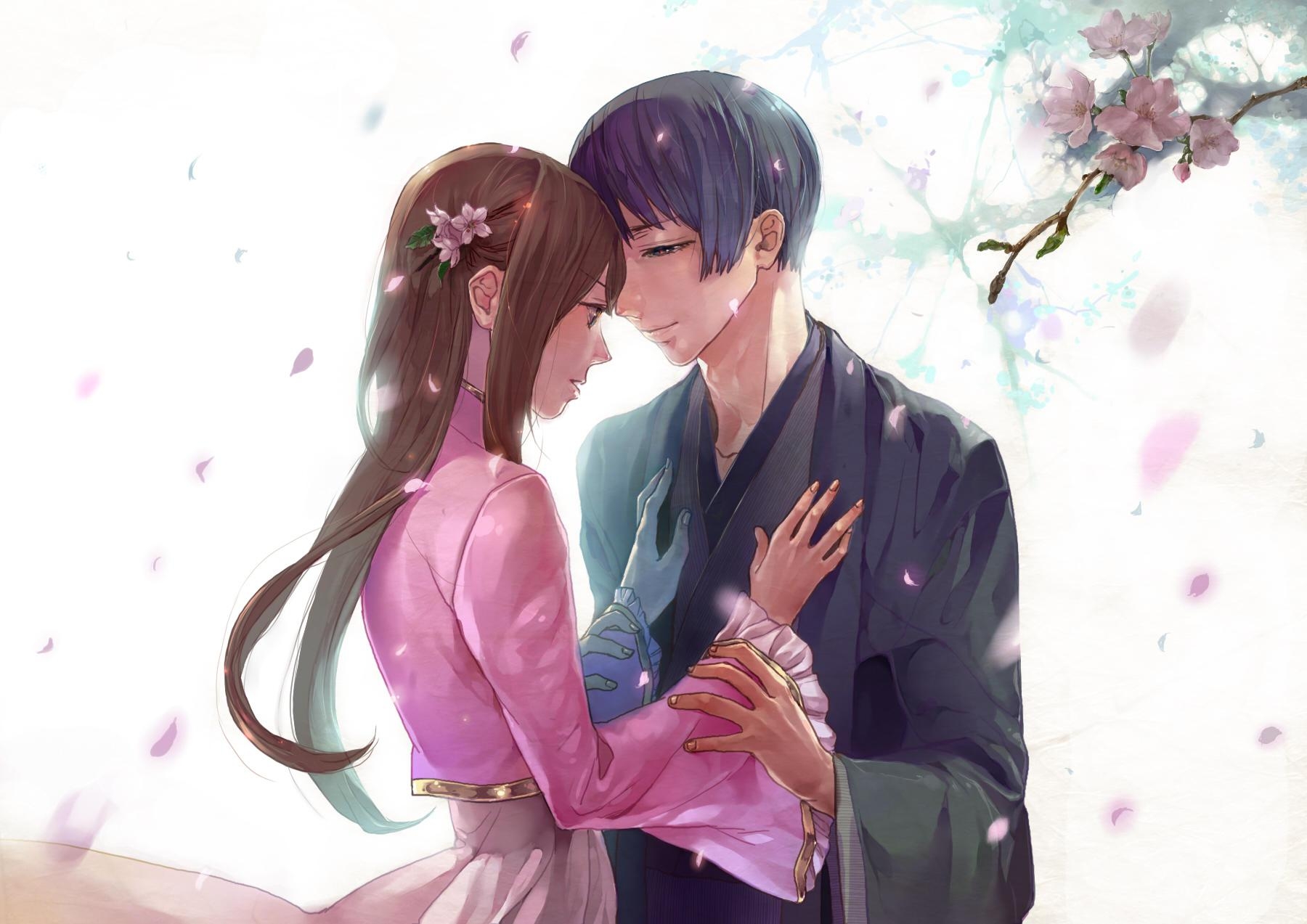 1800x1280 Anime Couple Wallpaper HD Cartoon Pic Hd, HD Wallpaper, Desktop