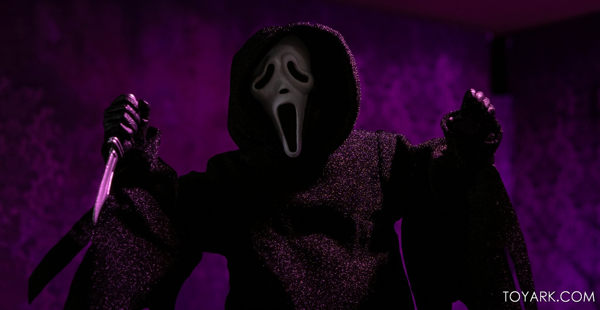 2050x1060 Scream Face 8 Inch Scale Clothed Figure By NECA Toys Photo Shoot, Desktop