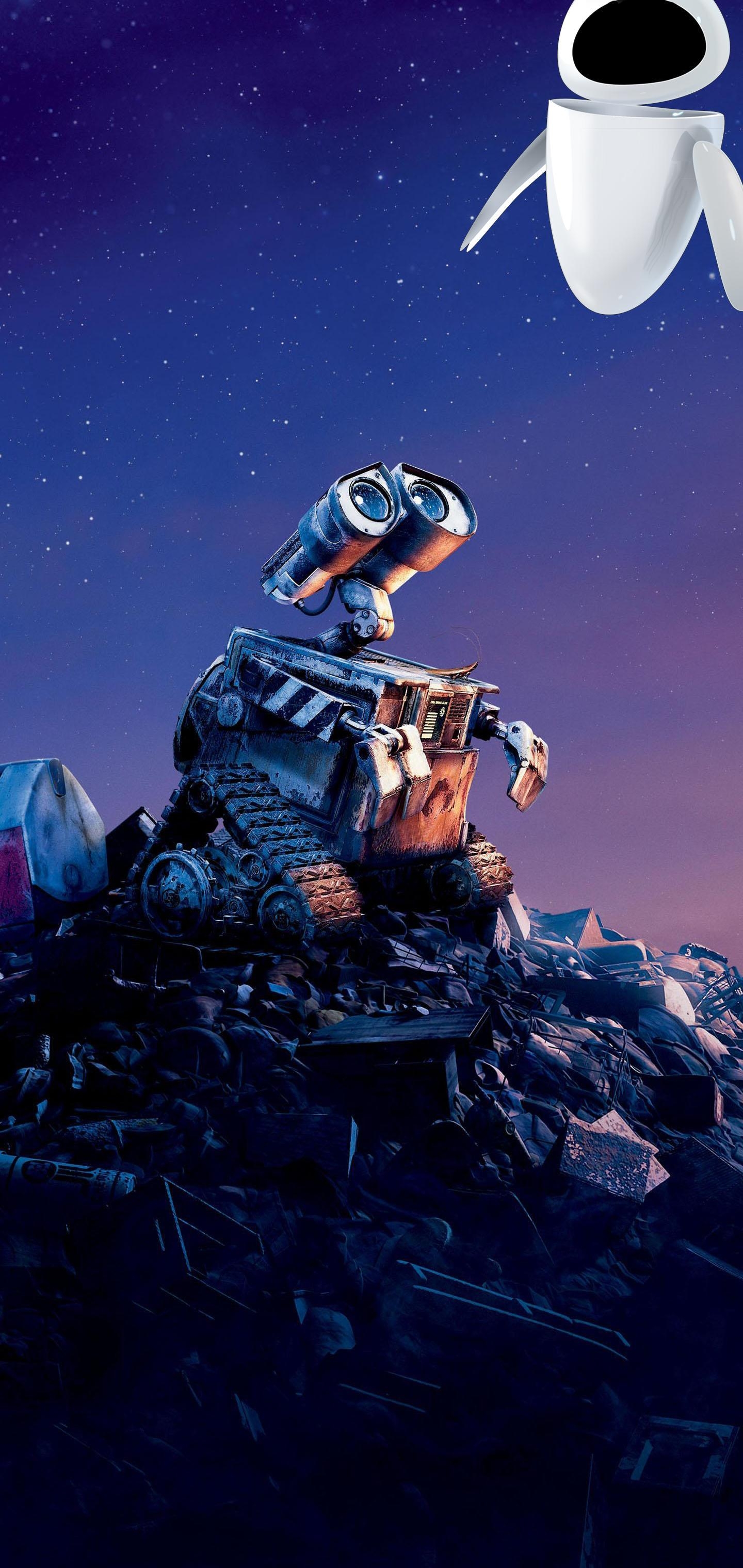 1440x3040 Wall E And EVE By XSmaxMode Galaxy S10.galaxys10wallpaper.com, Phone