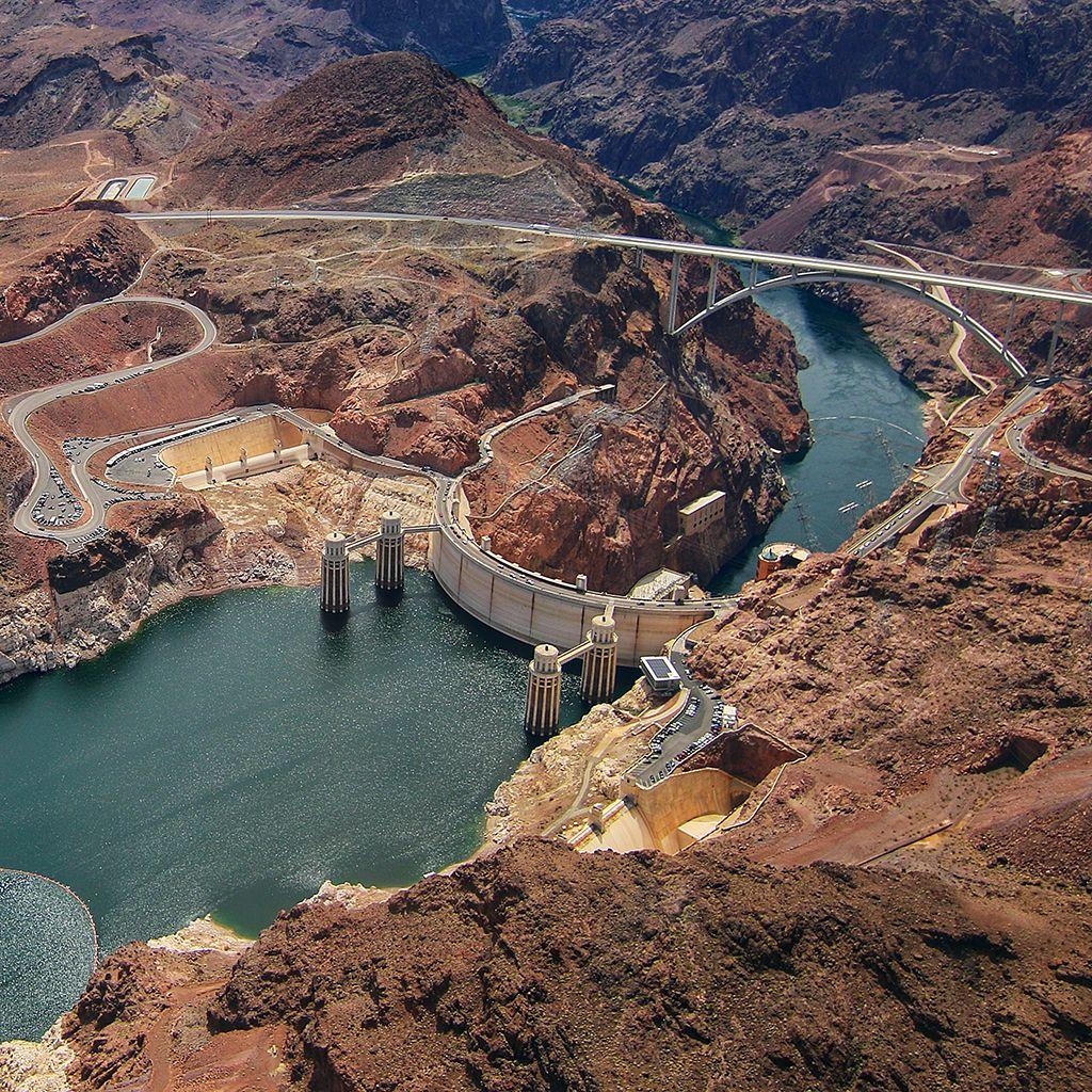 1030x1030 InterfaceLIFT Wallpaper: Hoover Dam Aerial, Phone