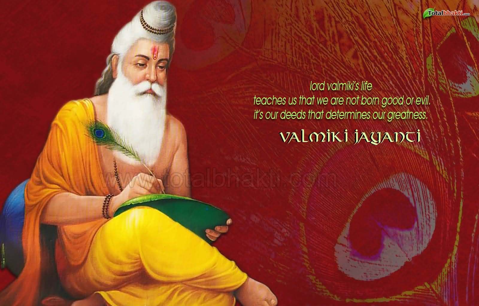 1600x1030 Best Lord Valmiki Jayanti 2017 Greeting Picture And Image, Desktop